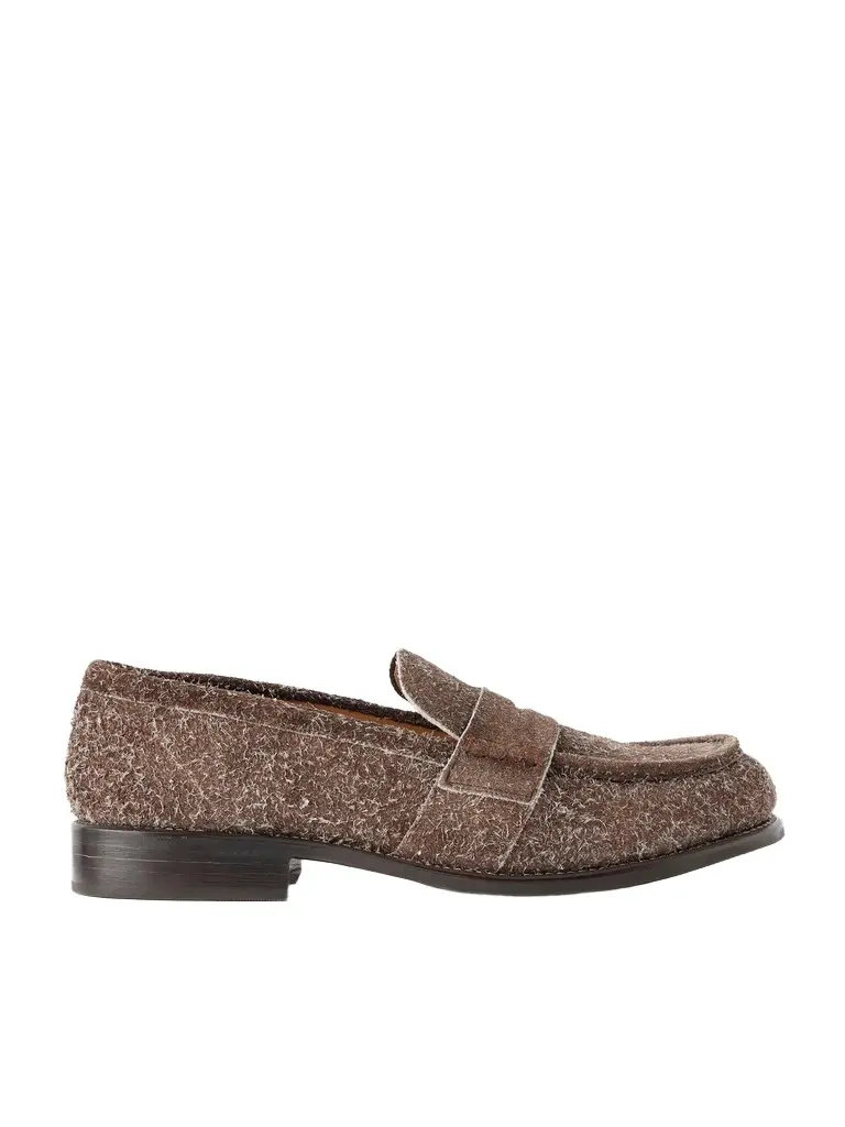 Grenson Nate Suede Penny Loafers - Men