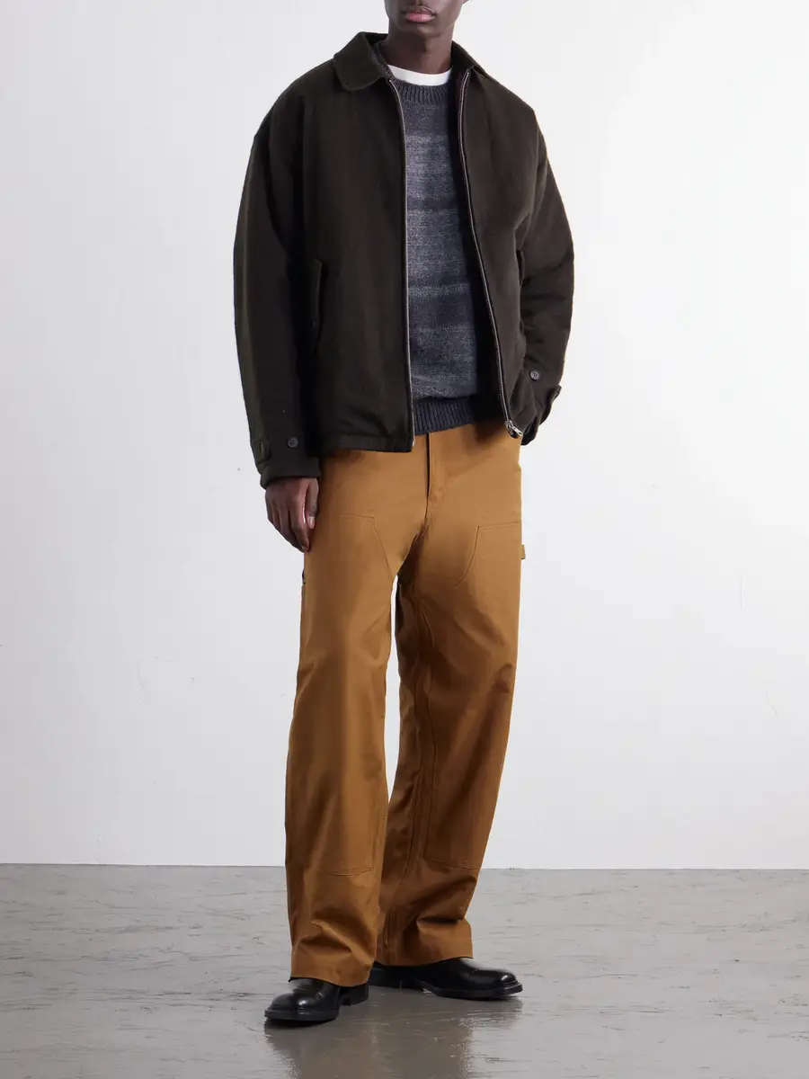 COMME des GARCONS HOMME Reversible Padded Brushed Wool and Quilted Shell Blouson Jacket - Men | Thumbnail 2 COMME des GARCONS HOMME Reversible Padded Brushed Wool and Quilted Shell Blouson Jacket - Men | Thumbnail 2