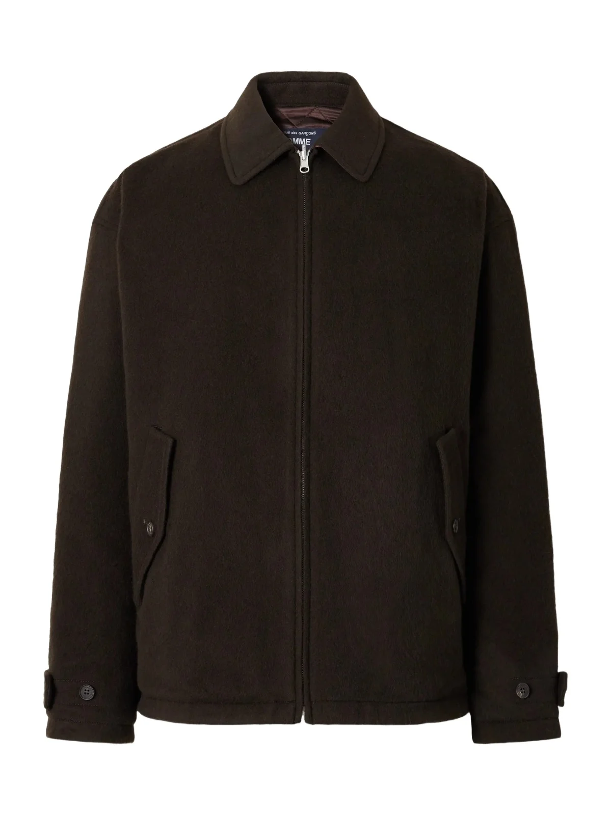 COMME des GARCONS HOMME Reversible Padded Brushed Wool and Quilted Shell Blouson Jacket - Men