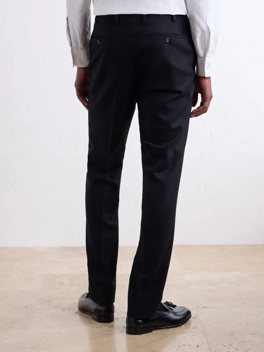 Canali Tapered Wool-Blend Fresco Suit Trousers - Men | Thumbnail 4 Canali Tapered Wool-Blend Fresco Suit Trousers - Men | Thumbnail 4