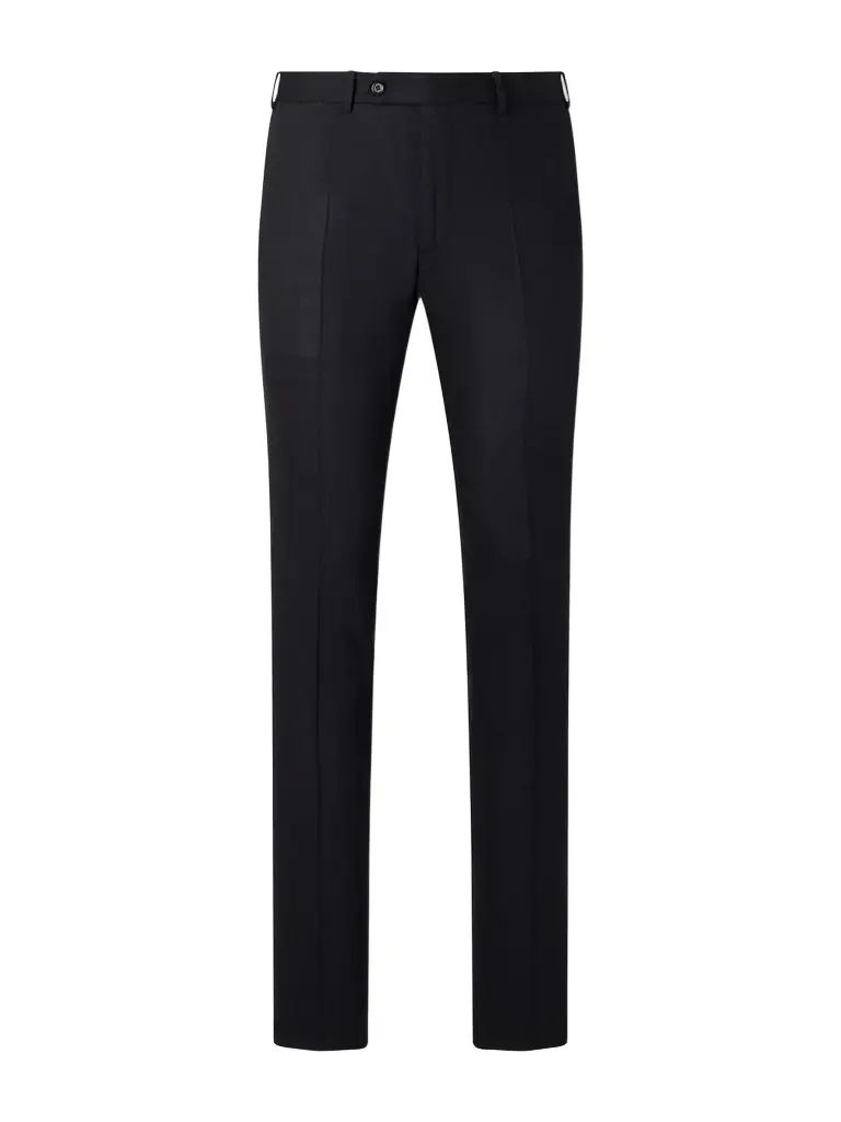 Canali Tapered Wool-Blend Fresco Suit Trousers - Men