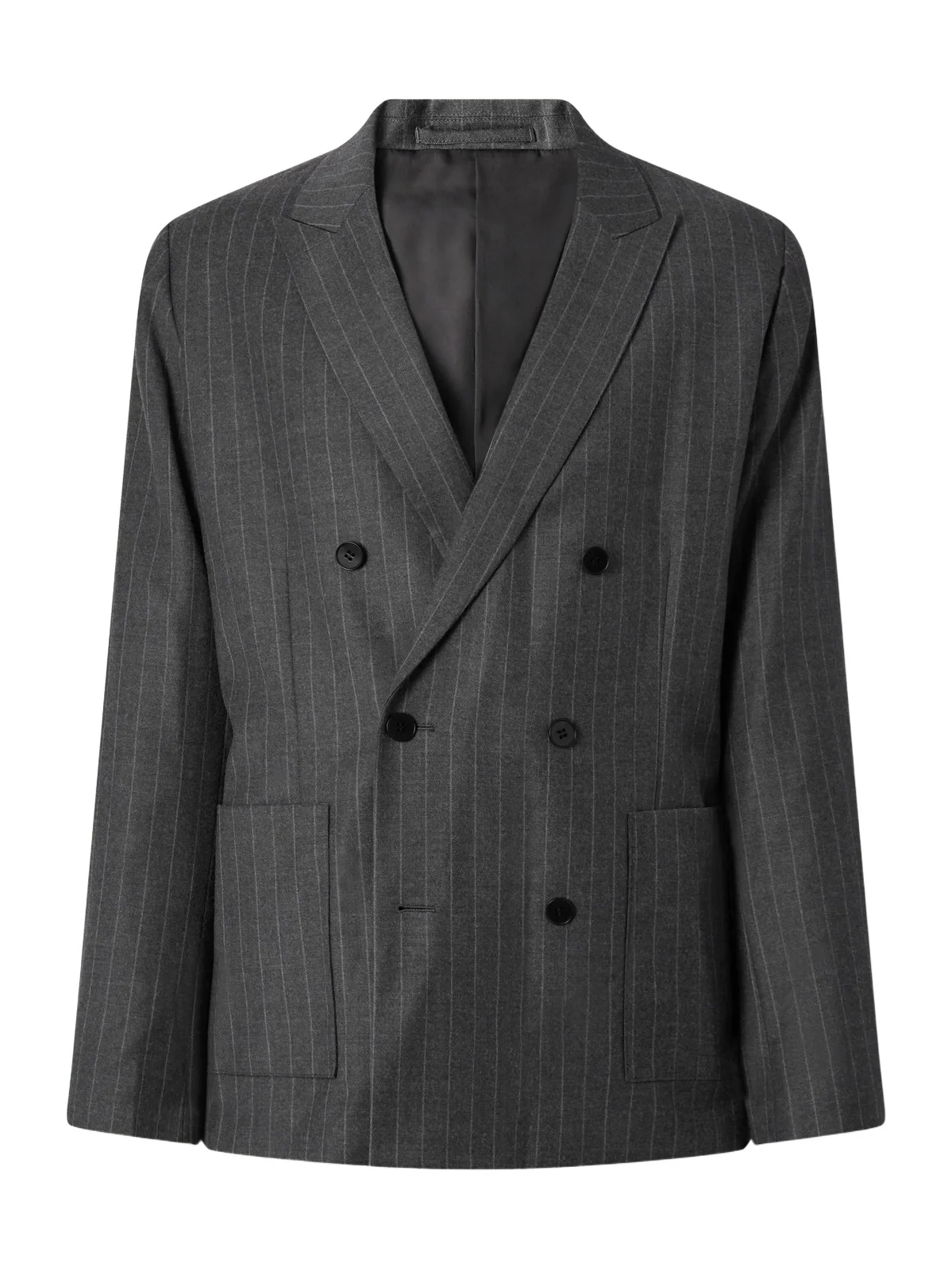 NN07 Jordin 10052 Pinstripe Double-Breasted Suit Jacket - Men