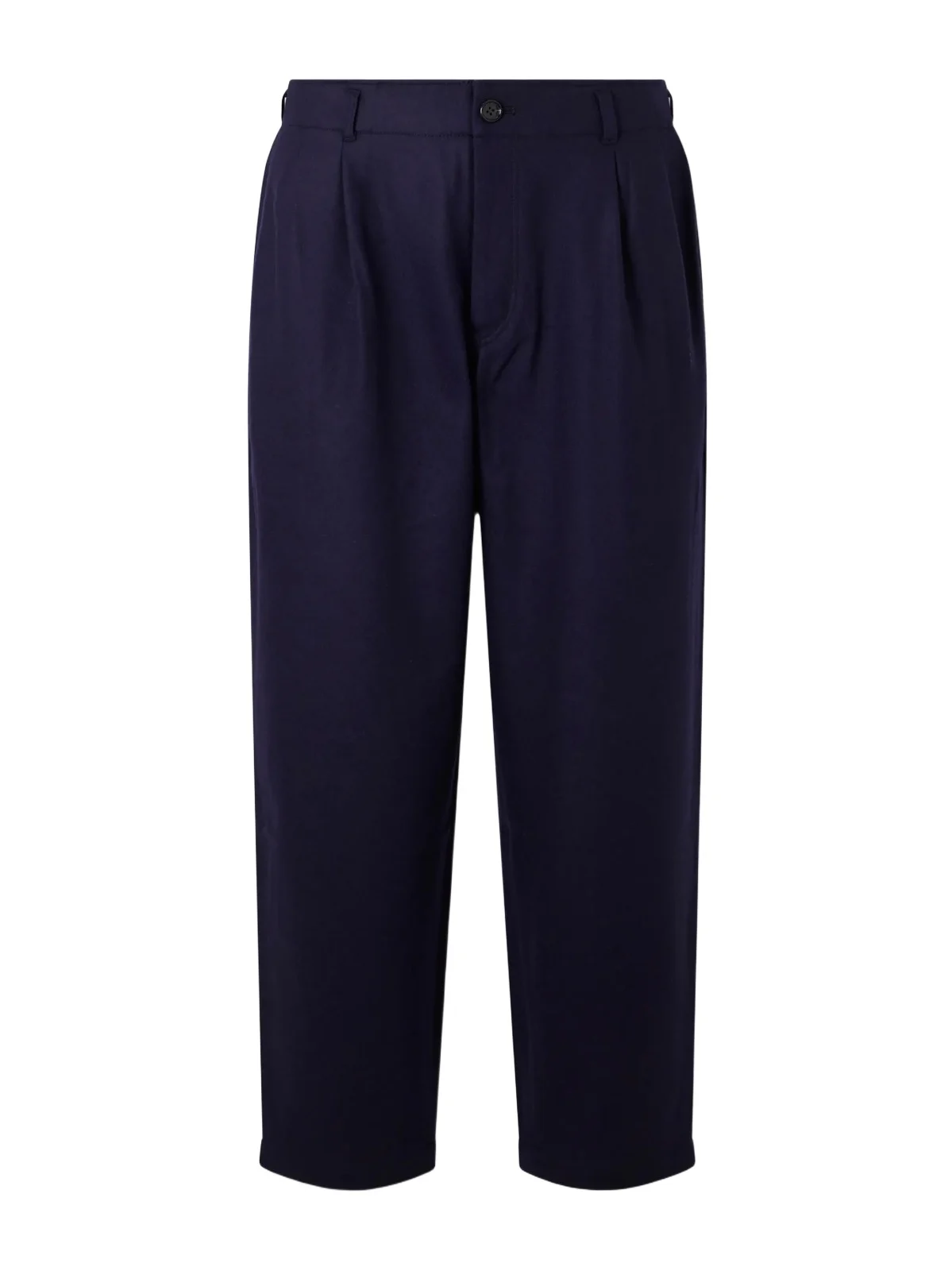 Comme des Garçons SHIRT Wide-Leg Pleated Wool-Blend Flannel Trousers - Men
