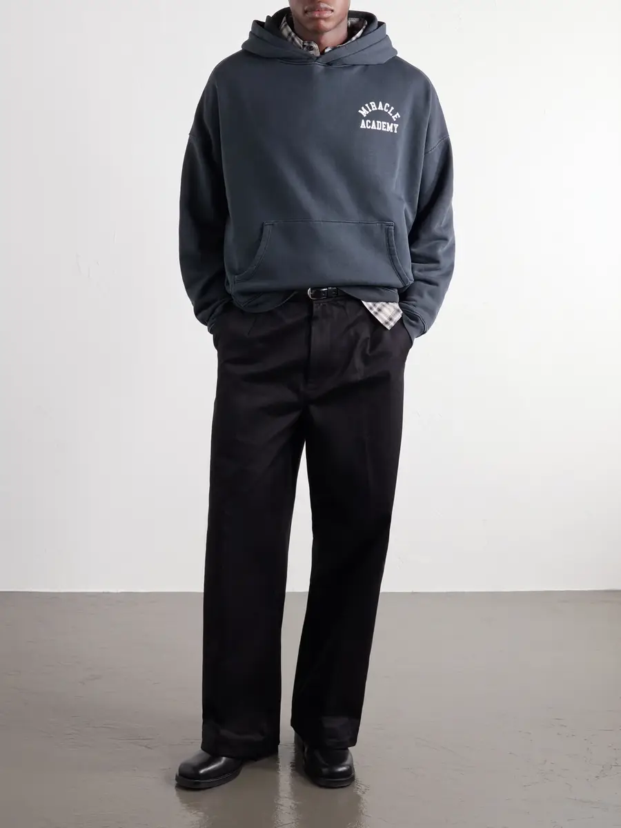 Nahmias Miracle Academy Cotton-Terry Hoodie - Men | Thumbnail 2