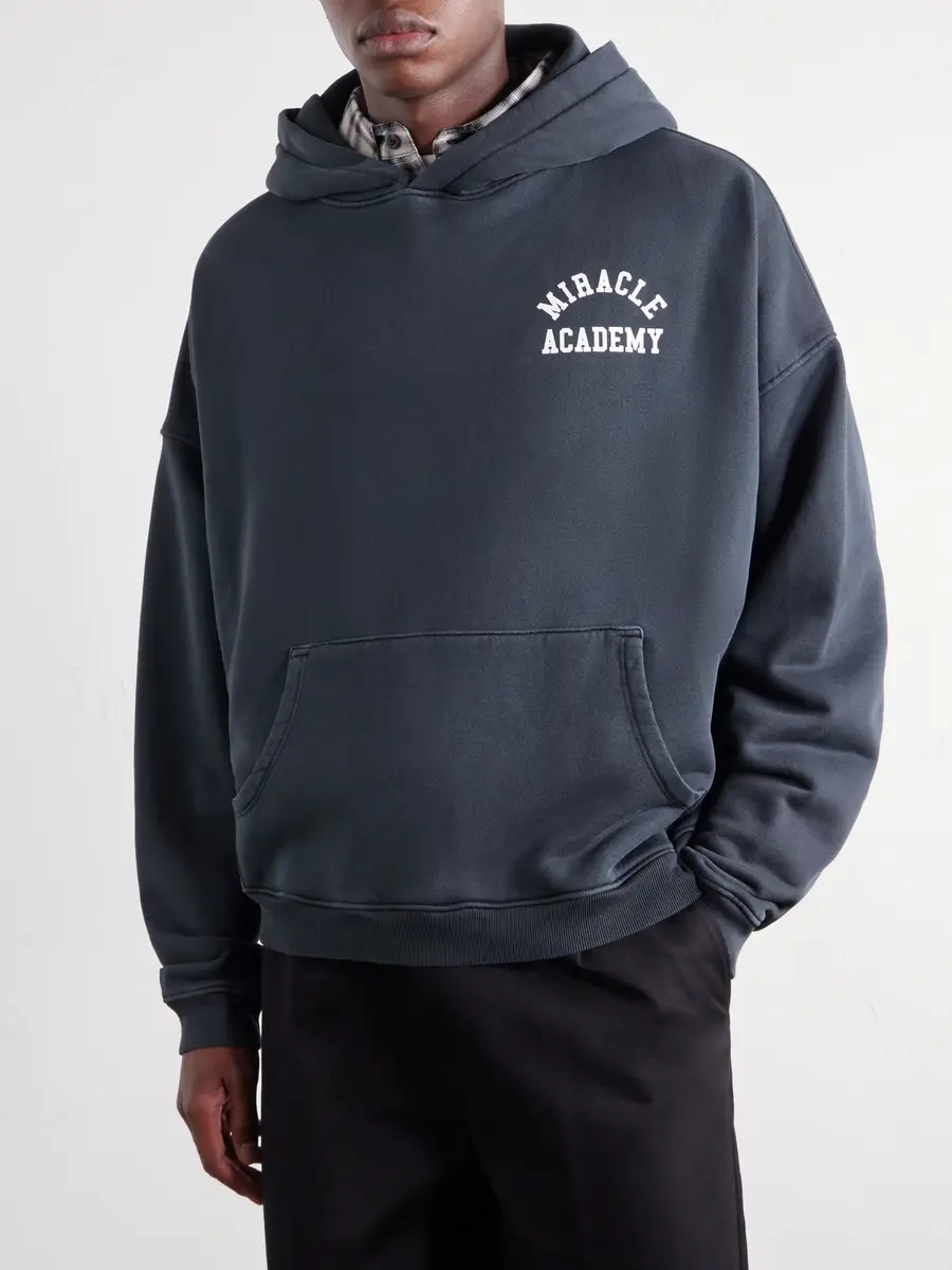 Nahmias Miracle Academy Cotton-Terry Hoodie - Men | Thumbnail 3