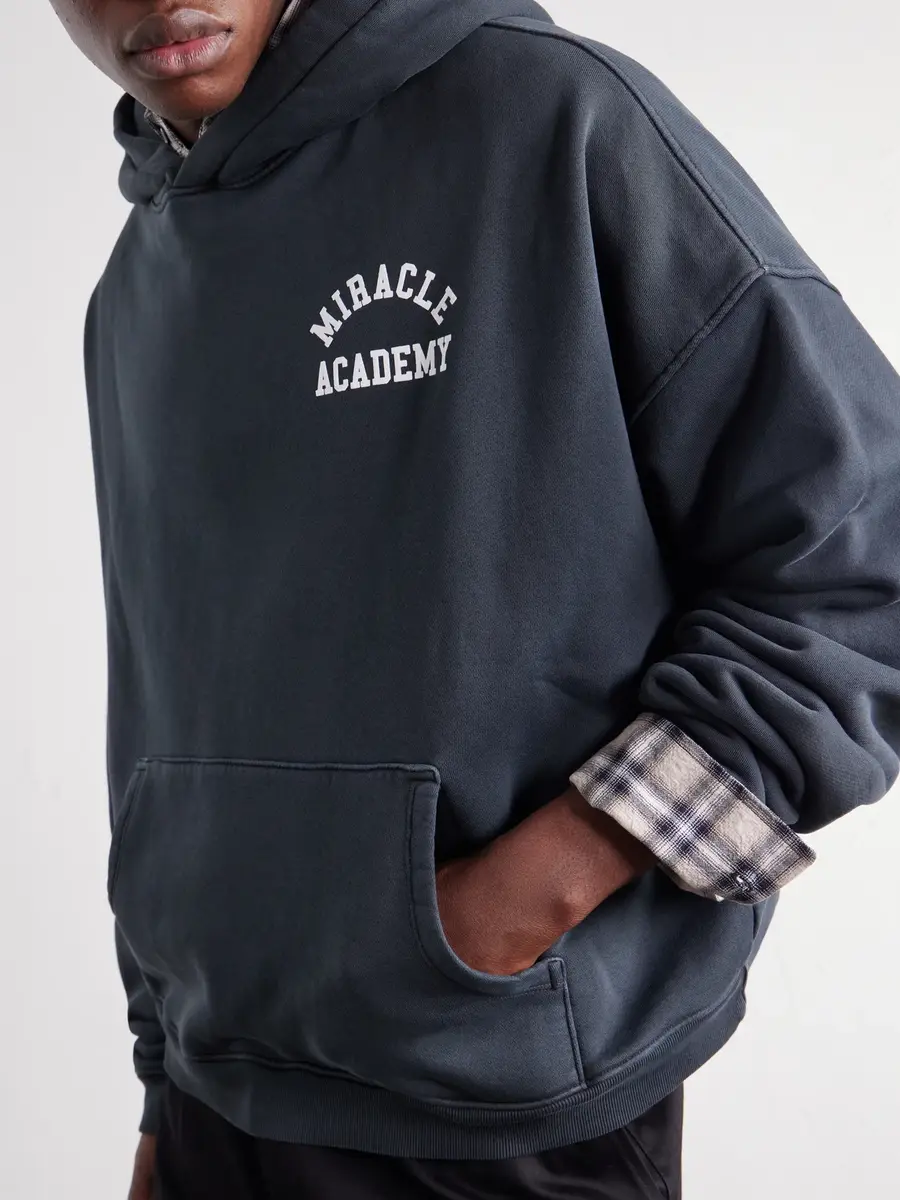 Nahmias Miracle Academy Cotton-Terry Hoodie - Men | Thumbnail 5