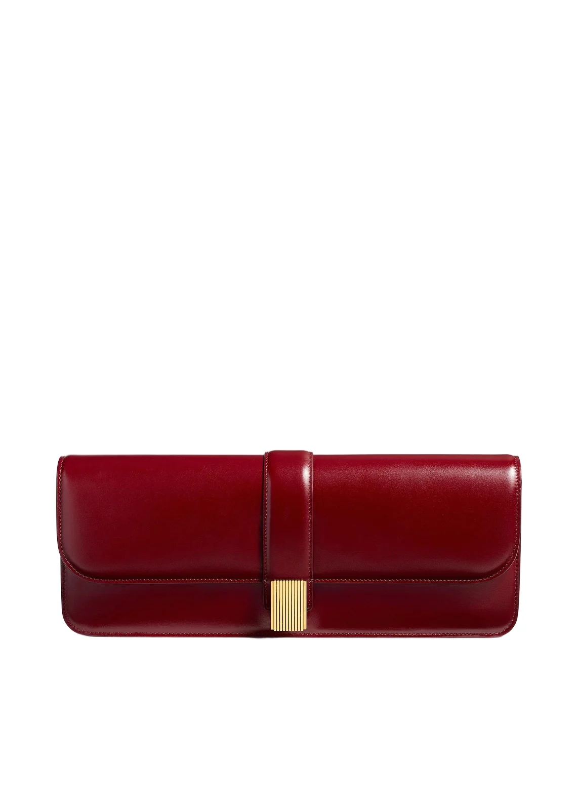 Khaite Blake Clutch In Oxblood