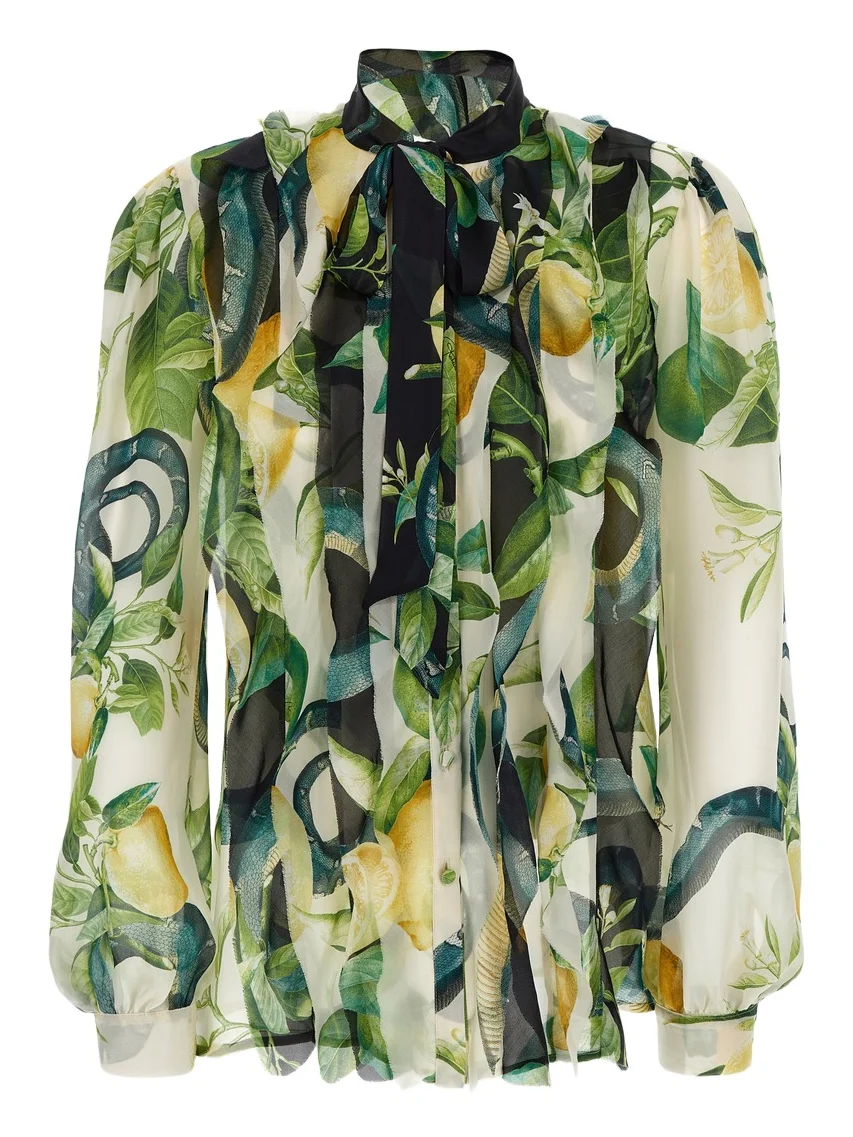 Roberto Cavalli Lemon print shirt
