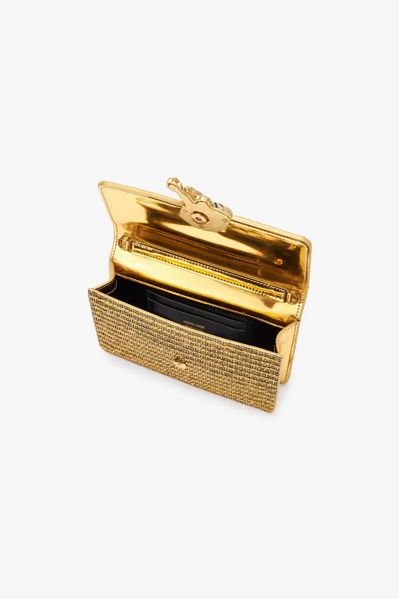 Roberto Cavalli Roar Clutch With Crystals | Thumbnail 6