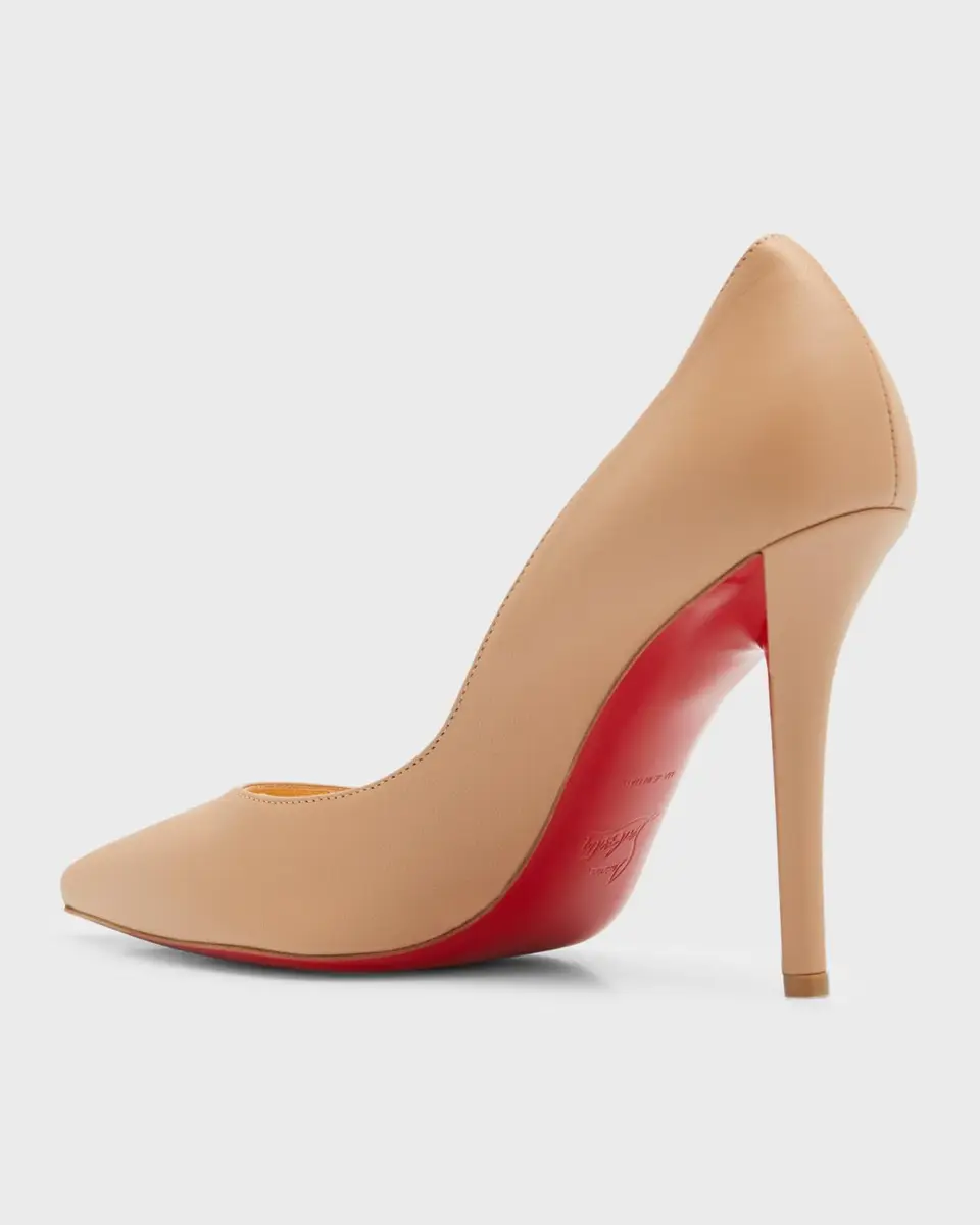 Christian Louboutin 100mm Apostrophy Leather Pointed Pumps | Thumbnail 4 Christian Louboutin 100mm Apostrophy Leather Pointed Pumps | Thumbnail 4