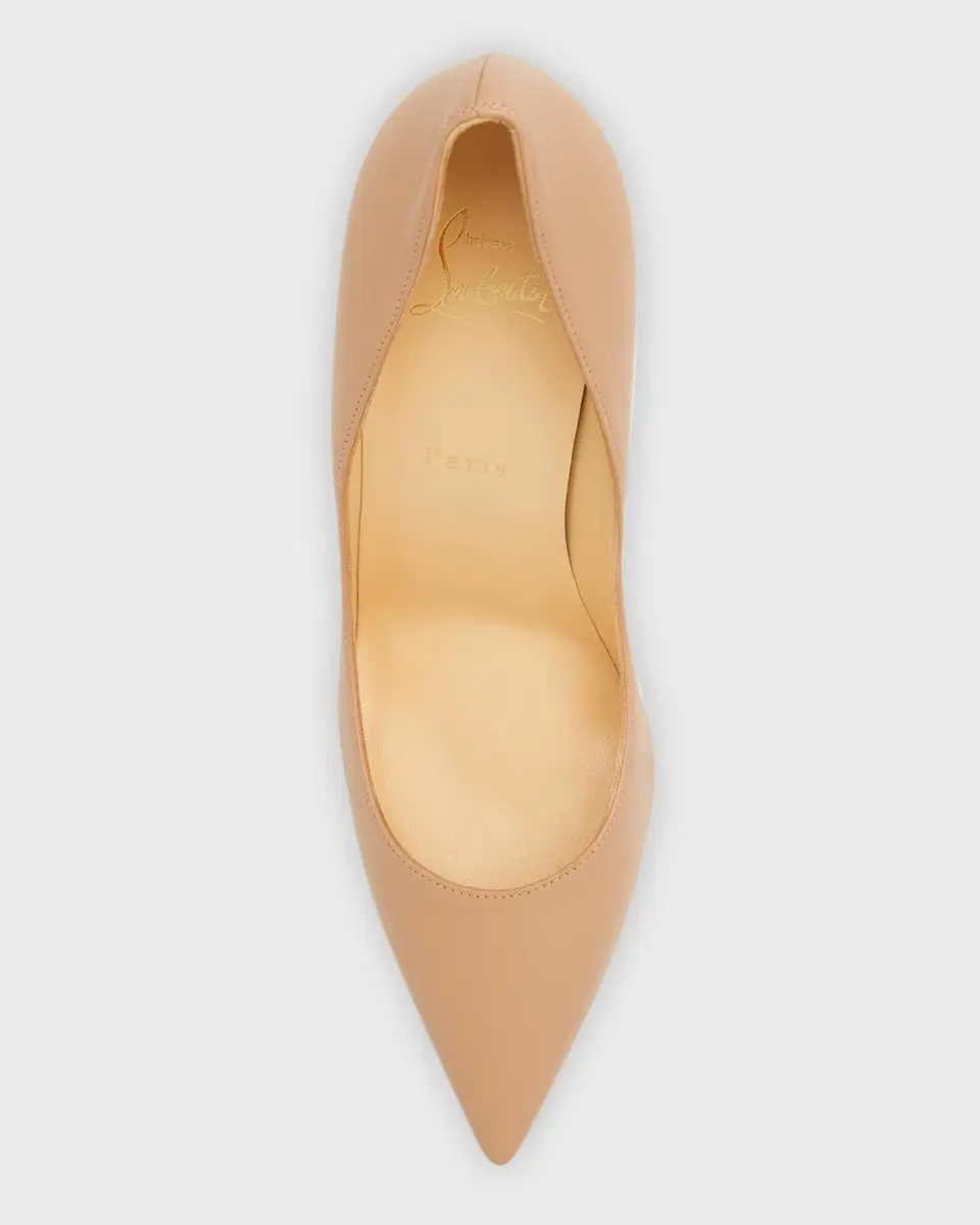 Christian Louboutin 100mm Apostrophy Leather Pointed Pumps | Thumbnail 5 Christian Louboutin 100mm Apostrophy Leather Pointed Pumps | Thumbnail 5