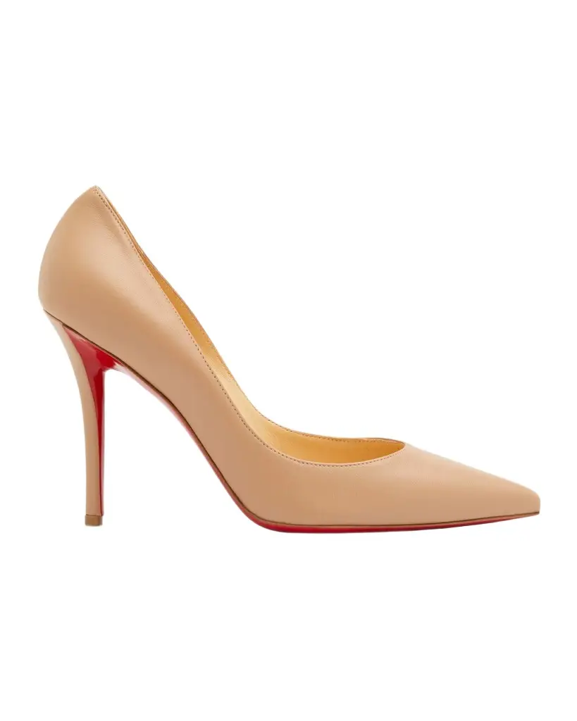 100mm Apostrophy Leather Pointed Pumps 100mm Apostrophy Leather Pointed Pumps