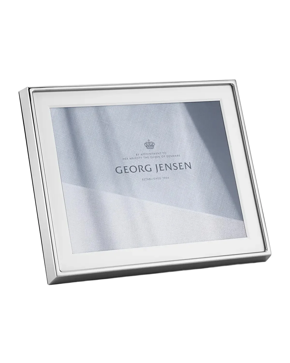Georg Jensen Deco Stainless Steel Frame, 8" x 10"