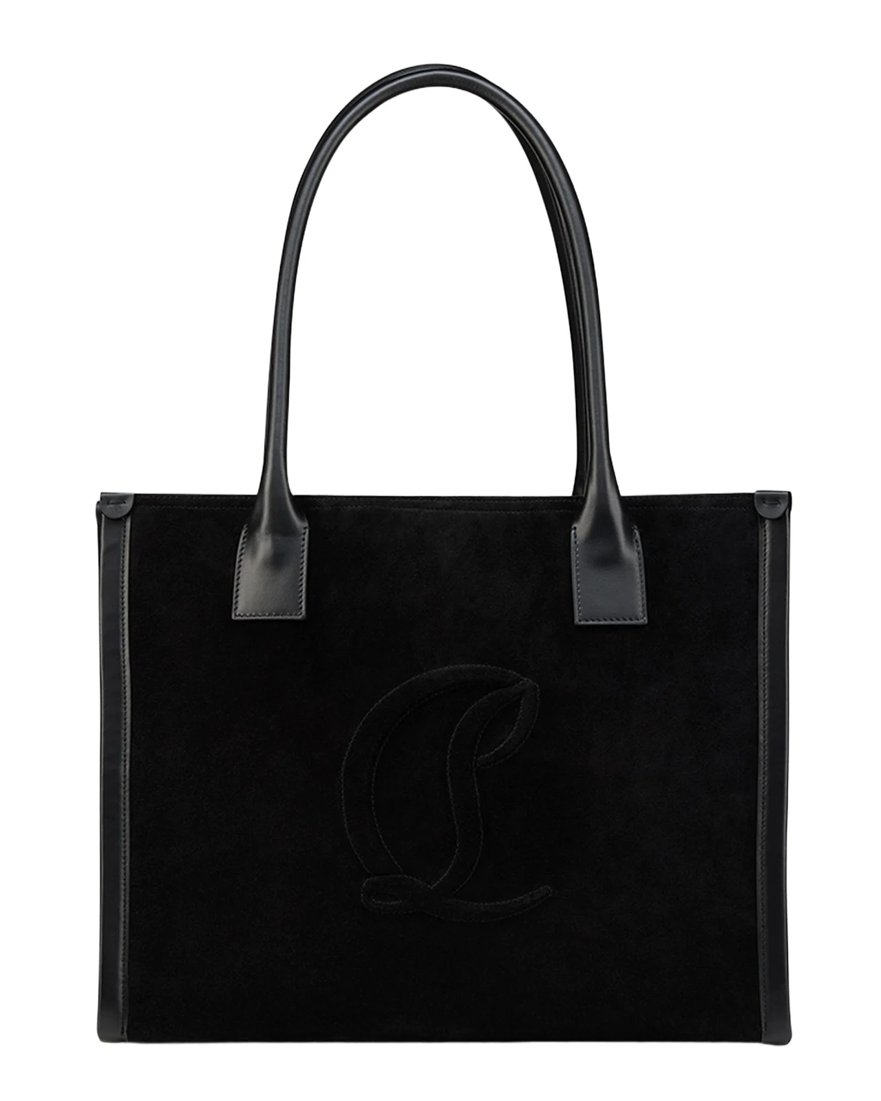 Christian Louboutin Men's By My Side Reversed Calf Leather Large Tote Bag