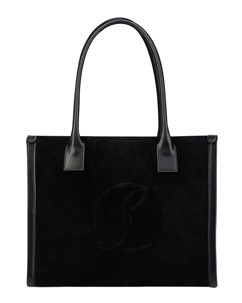 Christian Louboutin Men's By My Side Reversed Calf Leather Large Tote Bag