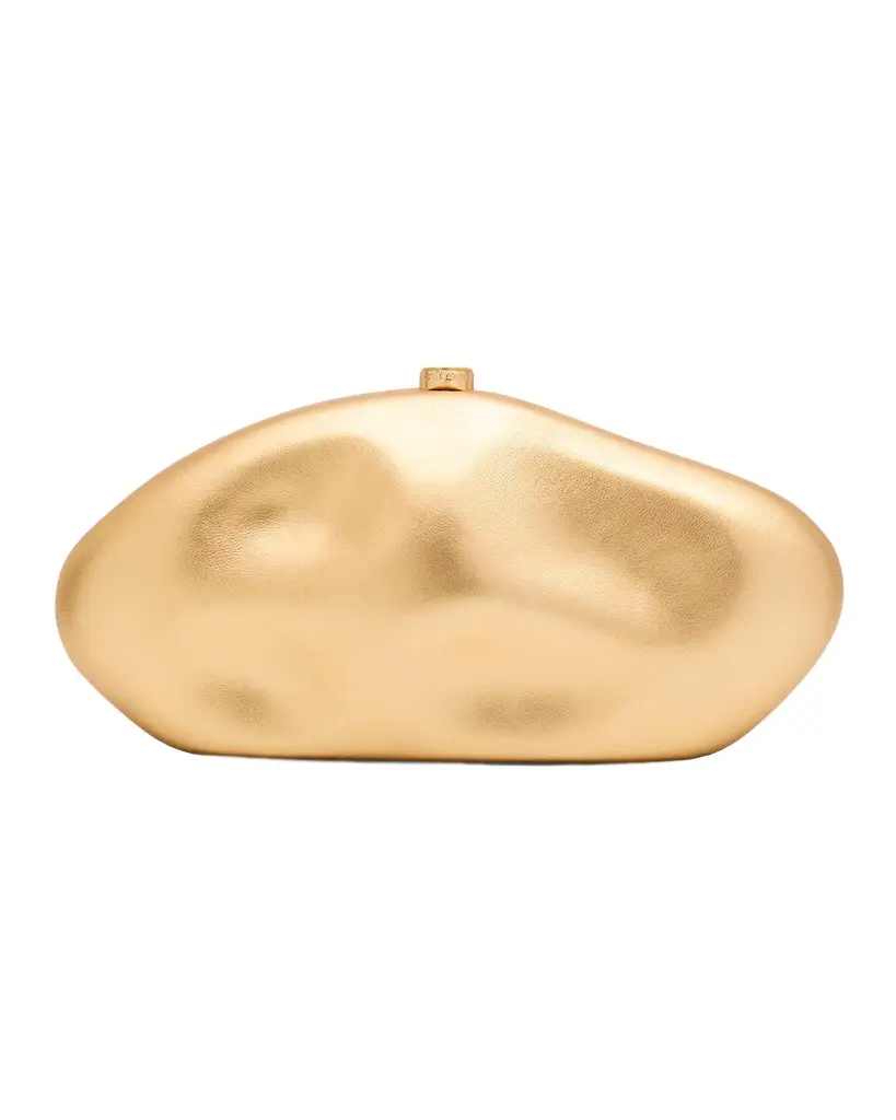 The Caldera Metallic Leather Clutch Bag The Caldera Metallic Leather Clutch Bag