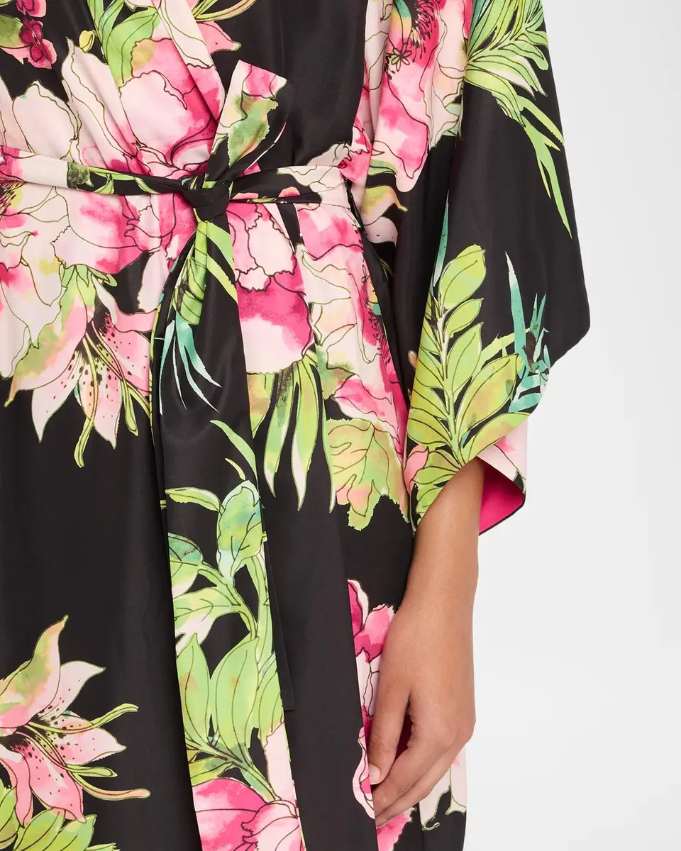 Natori Sonomi Floral-Print Long Robe | Thumbnail 5 Natori Sonomi Floral-Print Long Robe | Thumbnail 5