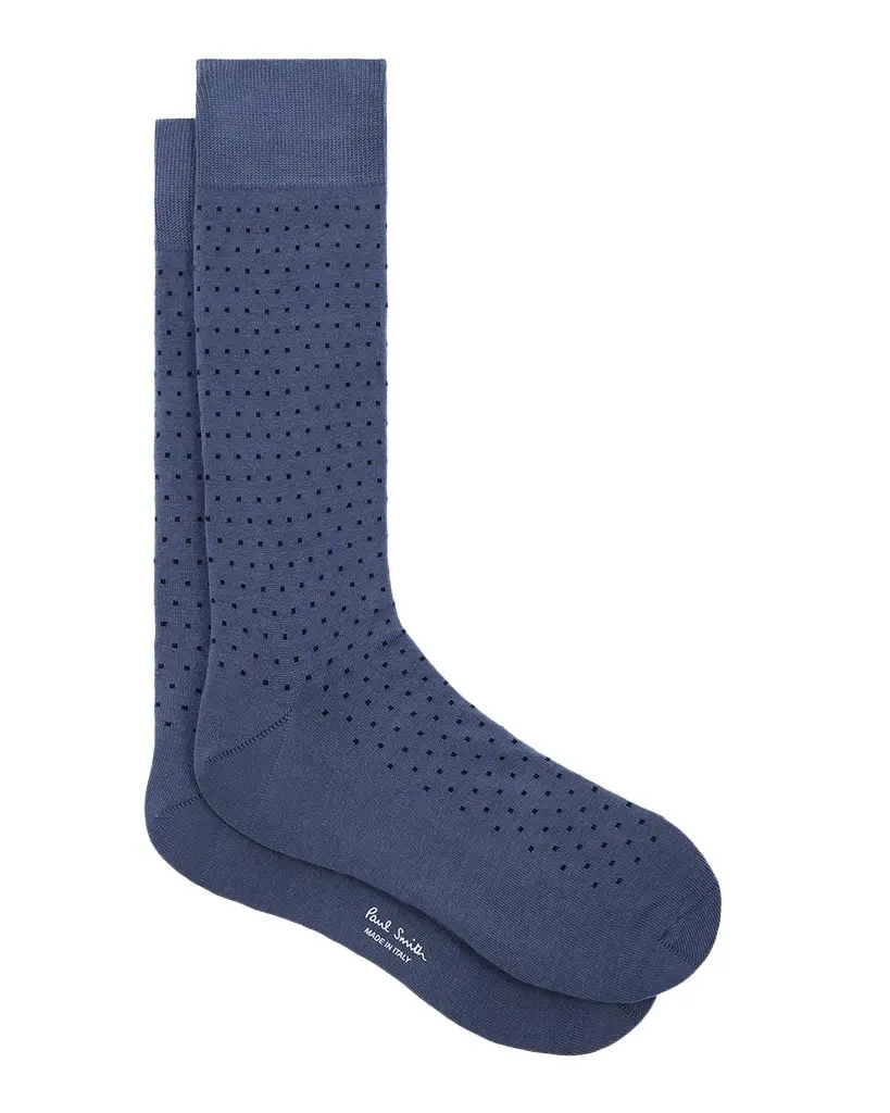 Paul Smith Men's Mini Polka Dot Crew Socks