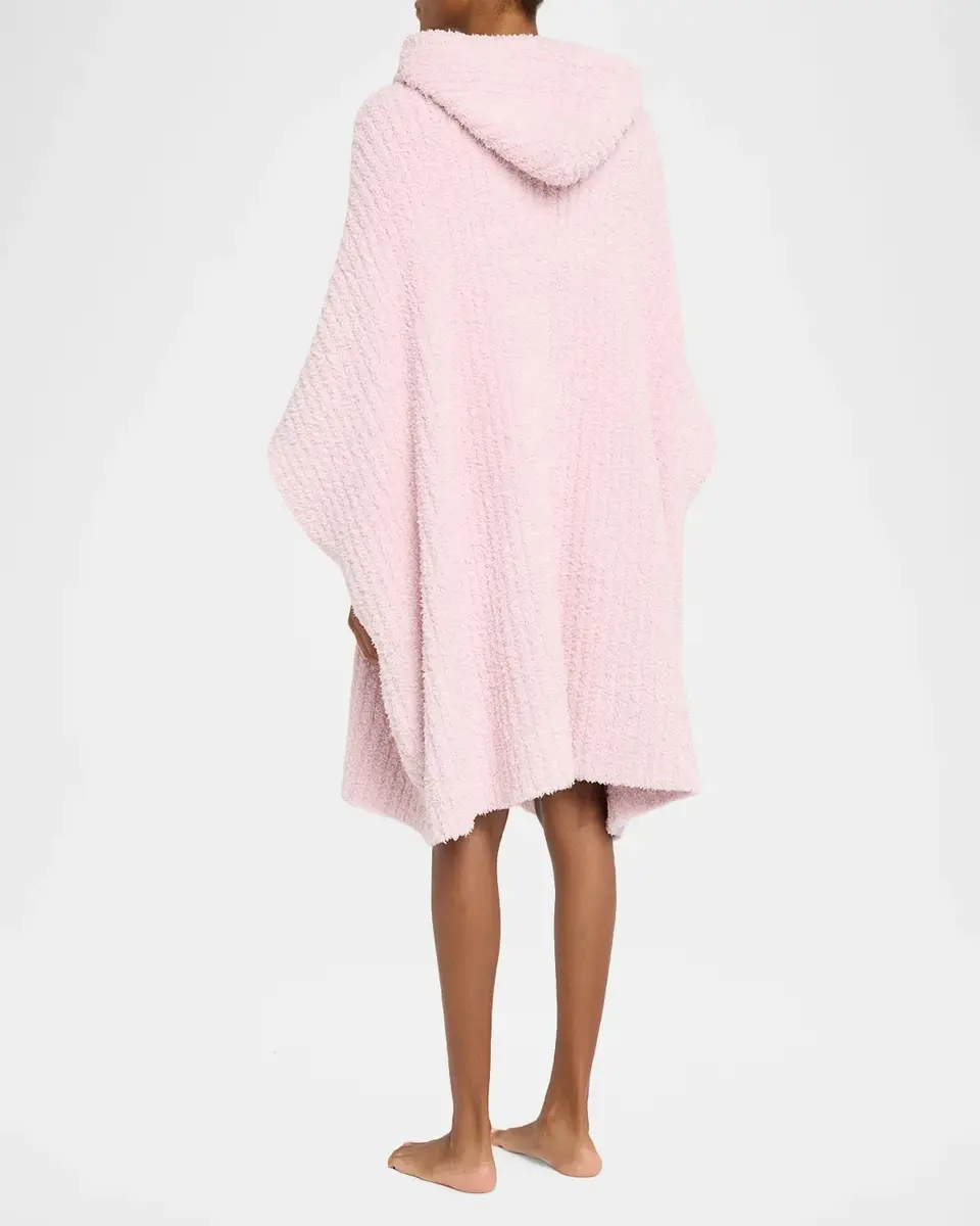 Barefoot Dreams CozyChic Ribbed Cozy Hooded Poncho | Thumbnail 3