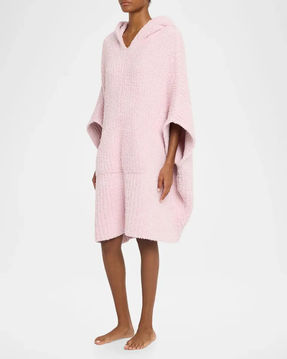 Barefoot Dreams CozyChic Ribbed Cozy Hooded Poncho | Thumbnail 4