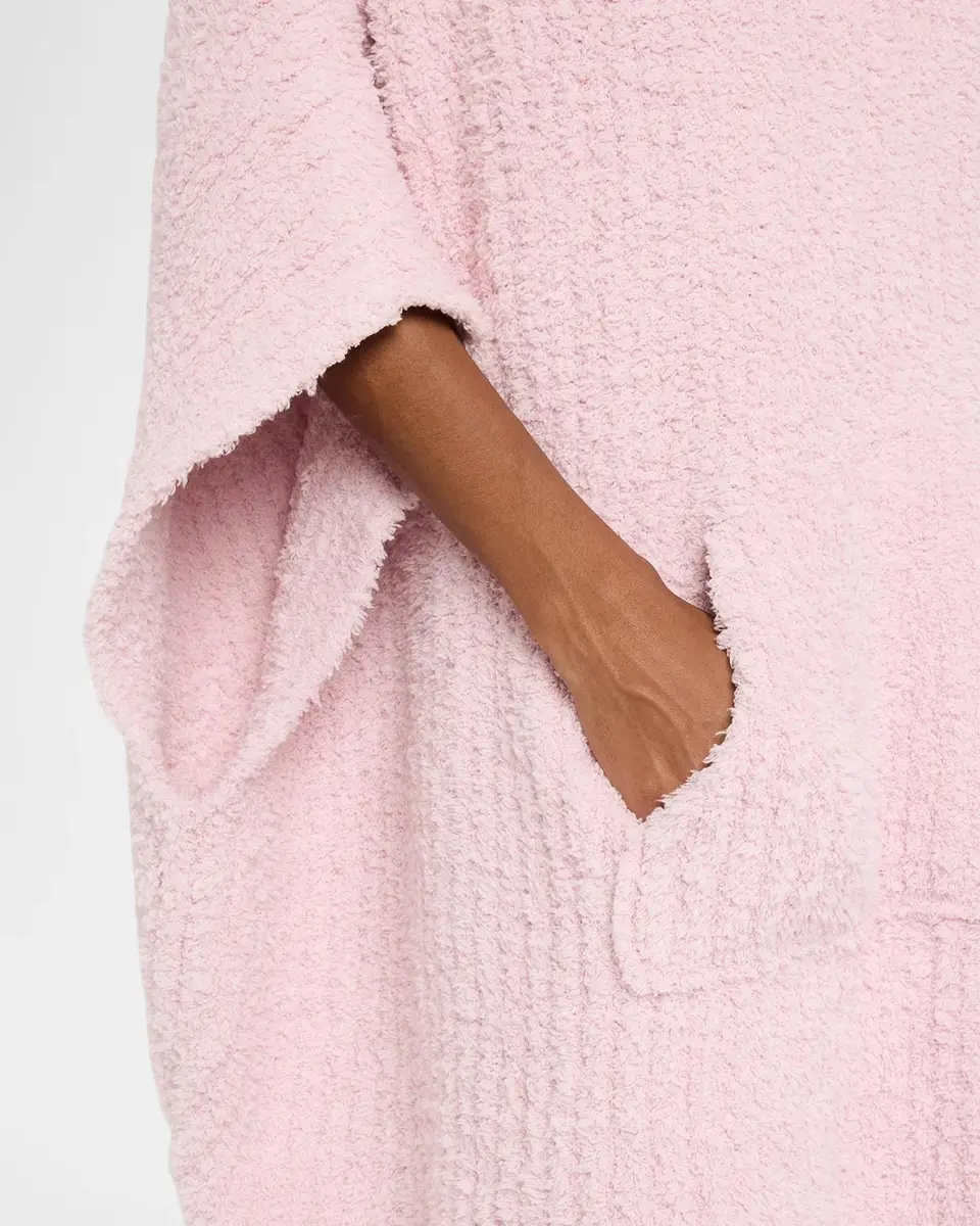 Barefoot Dreams CozyChic Ribbed Cozy Hooded Poncho | Thumbnail 5
