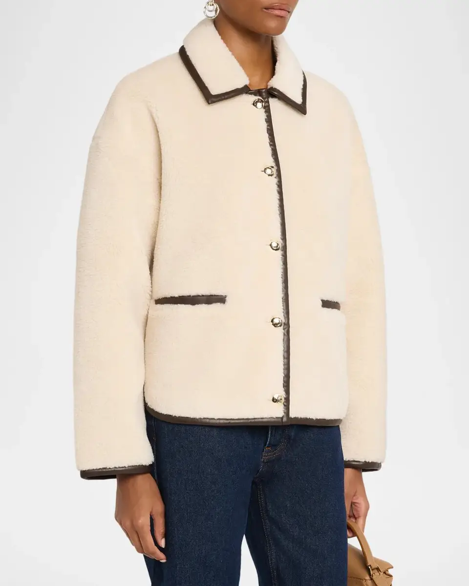 Anine Bing Camden Faux-Shearling Jacket | Thumbnail 4