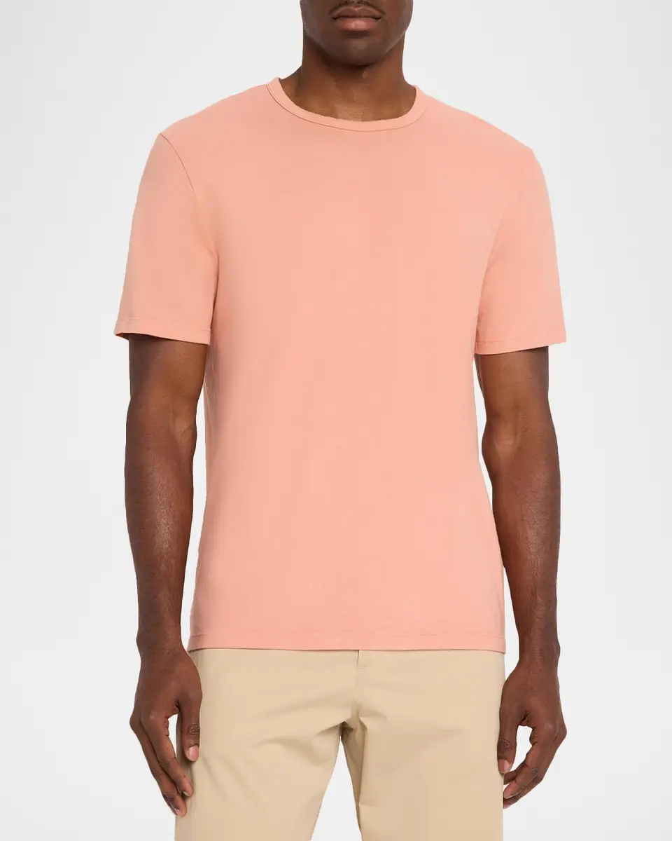 Vince Men's Garment-Dyed Crewneck T-Shirt | Thumbnail 4 Vince Men's Garment-Dyed Crewneck T-Shirt | Thumbnail 4