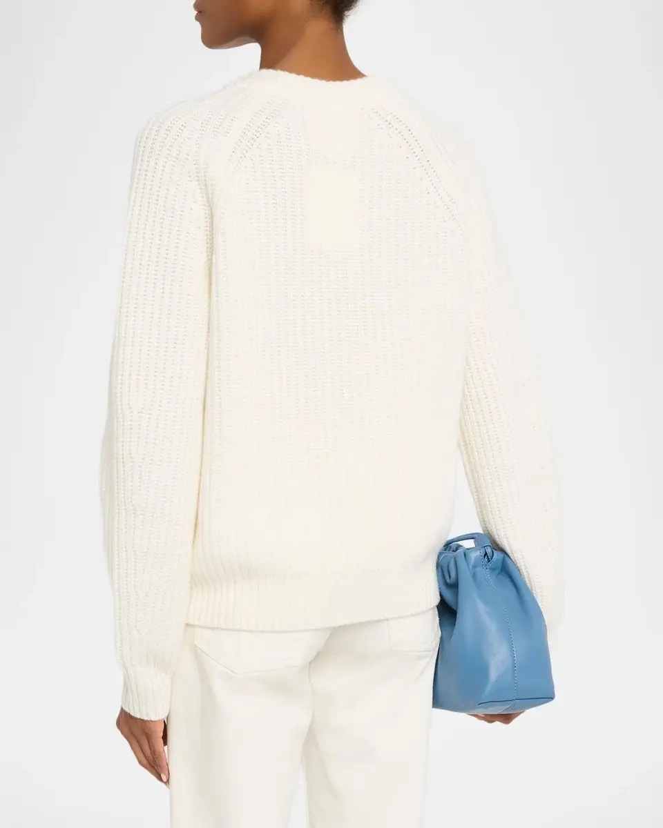 Lisa Yang Miki Raglan-Sleeve Cashmere Crewneck Sweater | Thumbnail 3 Lisa Yang Miki Raglan-Sleeve Cashmere Crewneck Sweater | Thumbnail 3