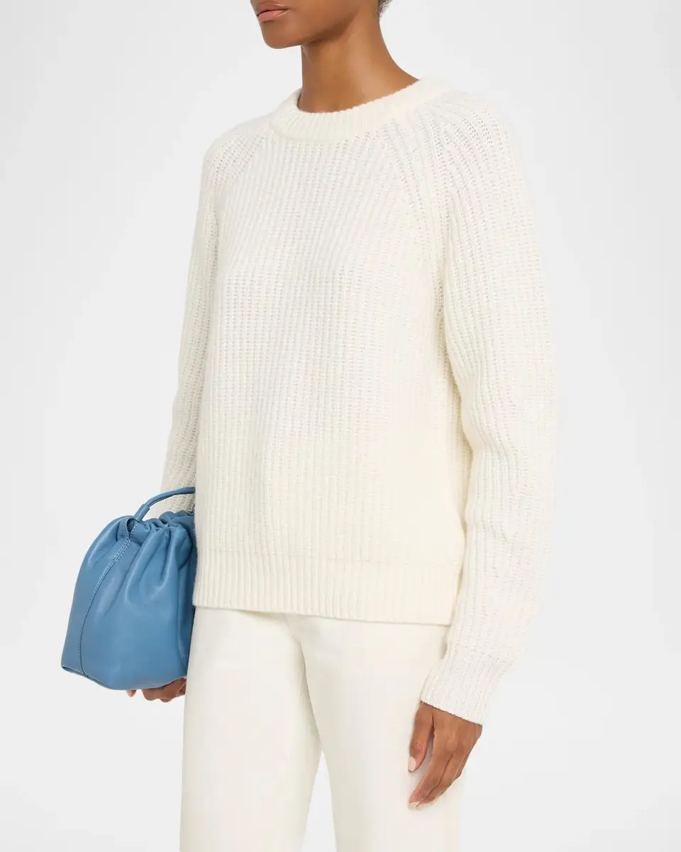 Lisa Yang Miki Raglan-Sleeve Cashmere Crewneck Sweater | Thumbnail 4 Lisa Yang Miki Raglan-Sleeve Cashmere Crewneck Sweater | Thumbnail 4