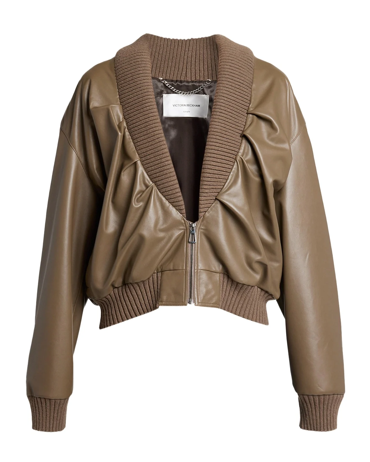 Leather Bomber Jacket