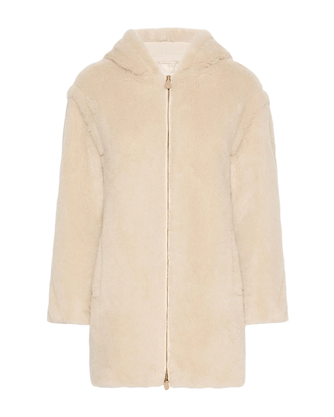 Teddy Overszied Hooded Jacket