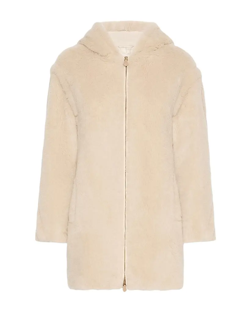 Max Mara Teddy Overszied Hooded Jacket