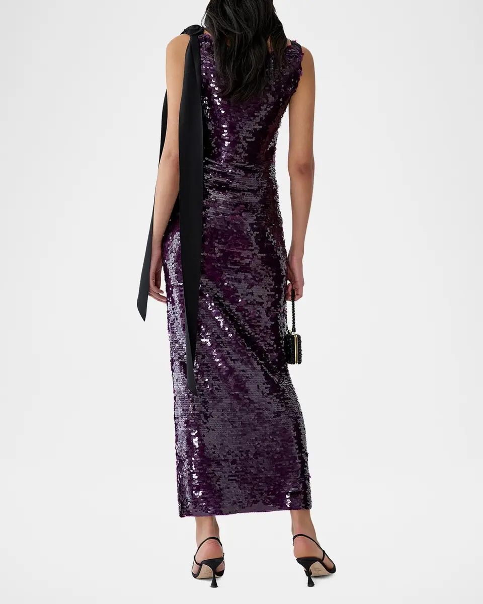 Carolina Herrera Sequined Bateau Neck Gown | Thumbnail 3 Carolina Herrera Sequined Bateau Neck Gown | Thumbnail 3