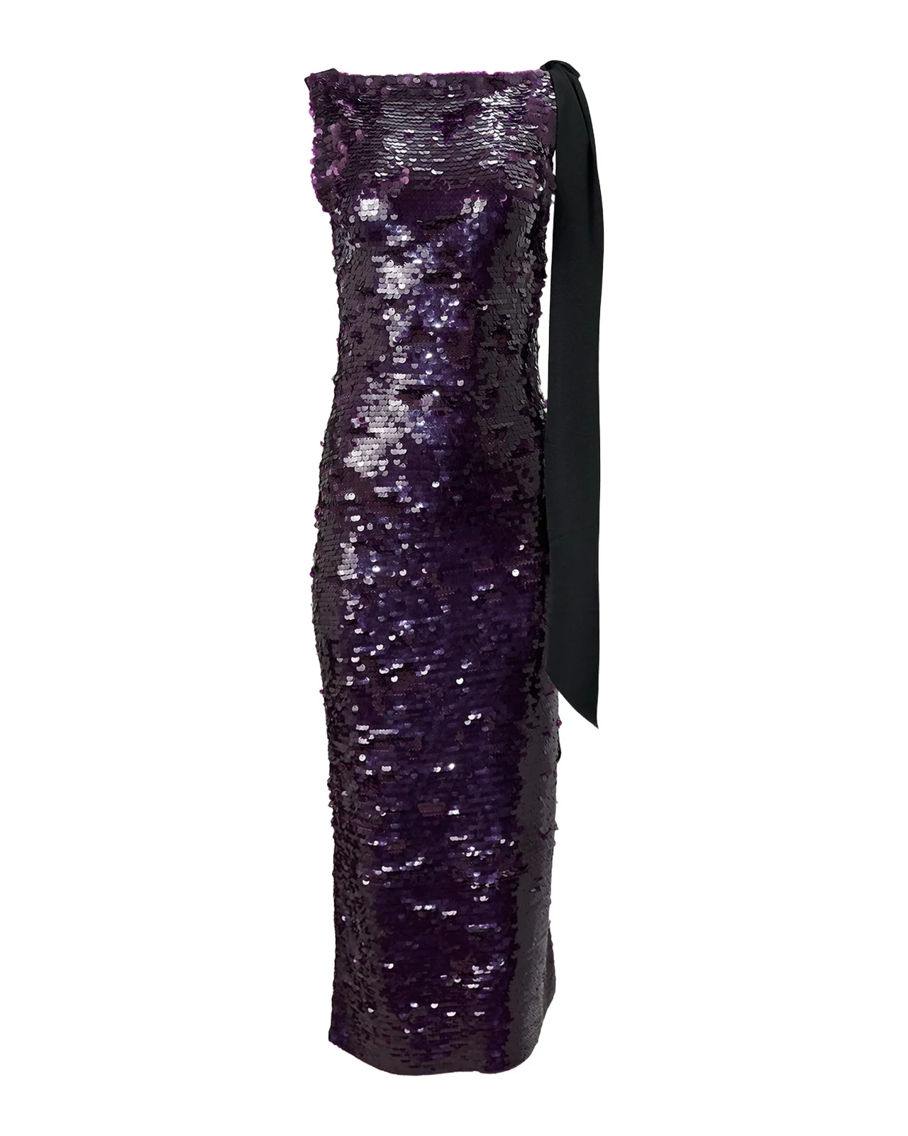 Carolina Herrera Sequined Bateau Neck Gown