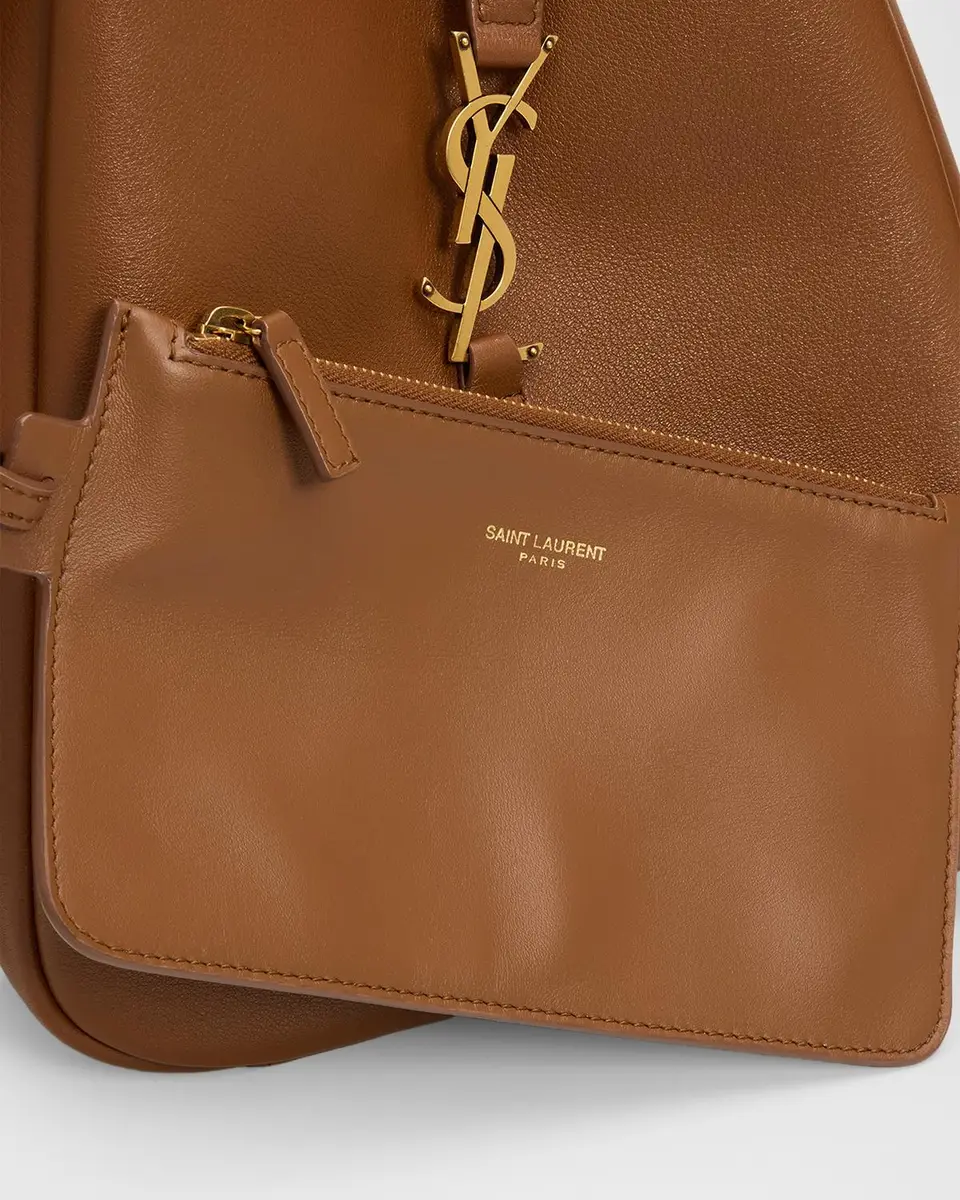 Saint Laurent Le 5 À 7 Small Leather Crossbody Bag | Thumbnail 6 Saint Laurent Le 5 À 7 Small Leather Crossbody Bag | Thumbnail 6