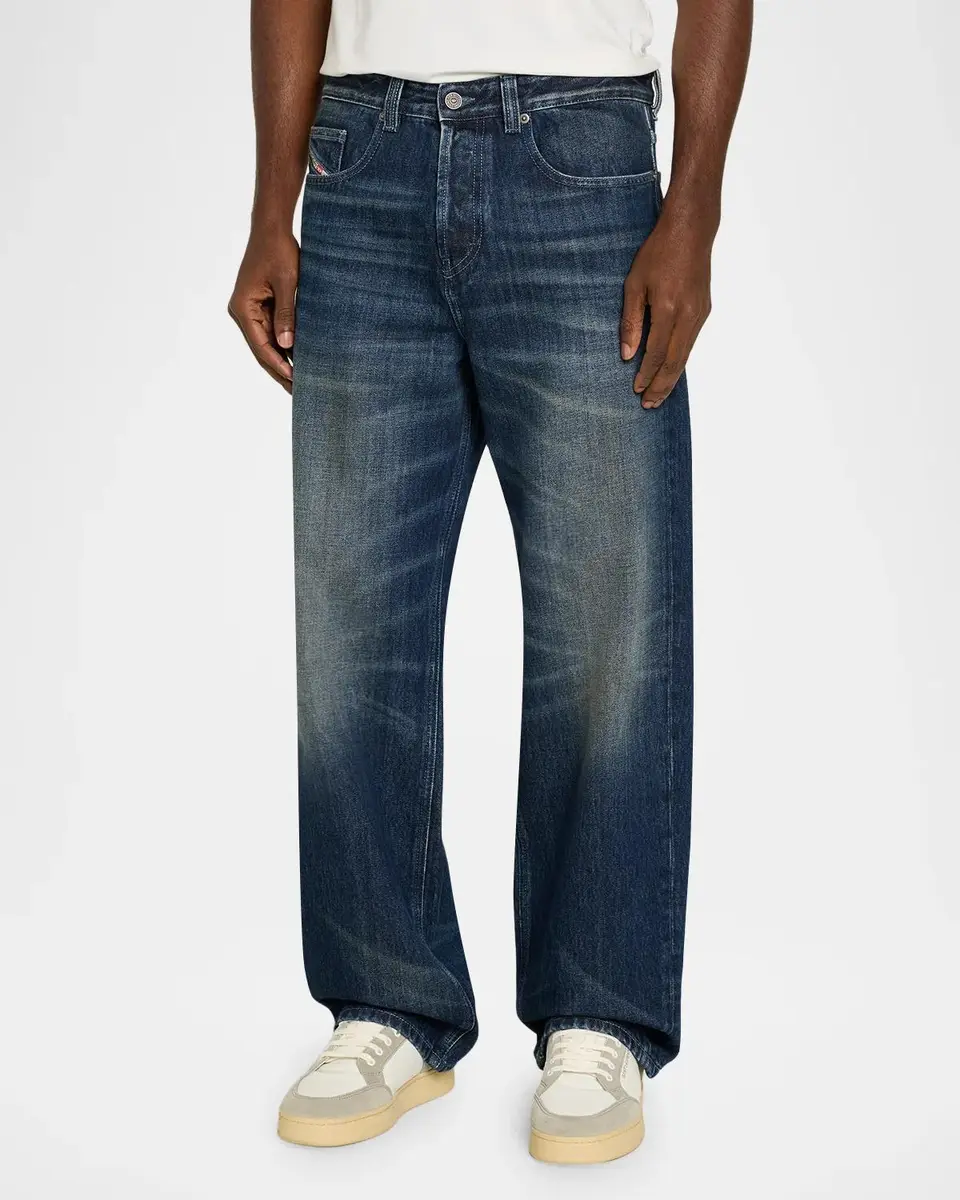 Diesel Men's 2001 D-Macro Relaxed Jeans | Thumbnail 4