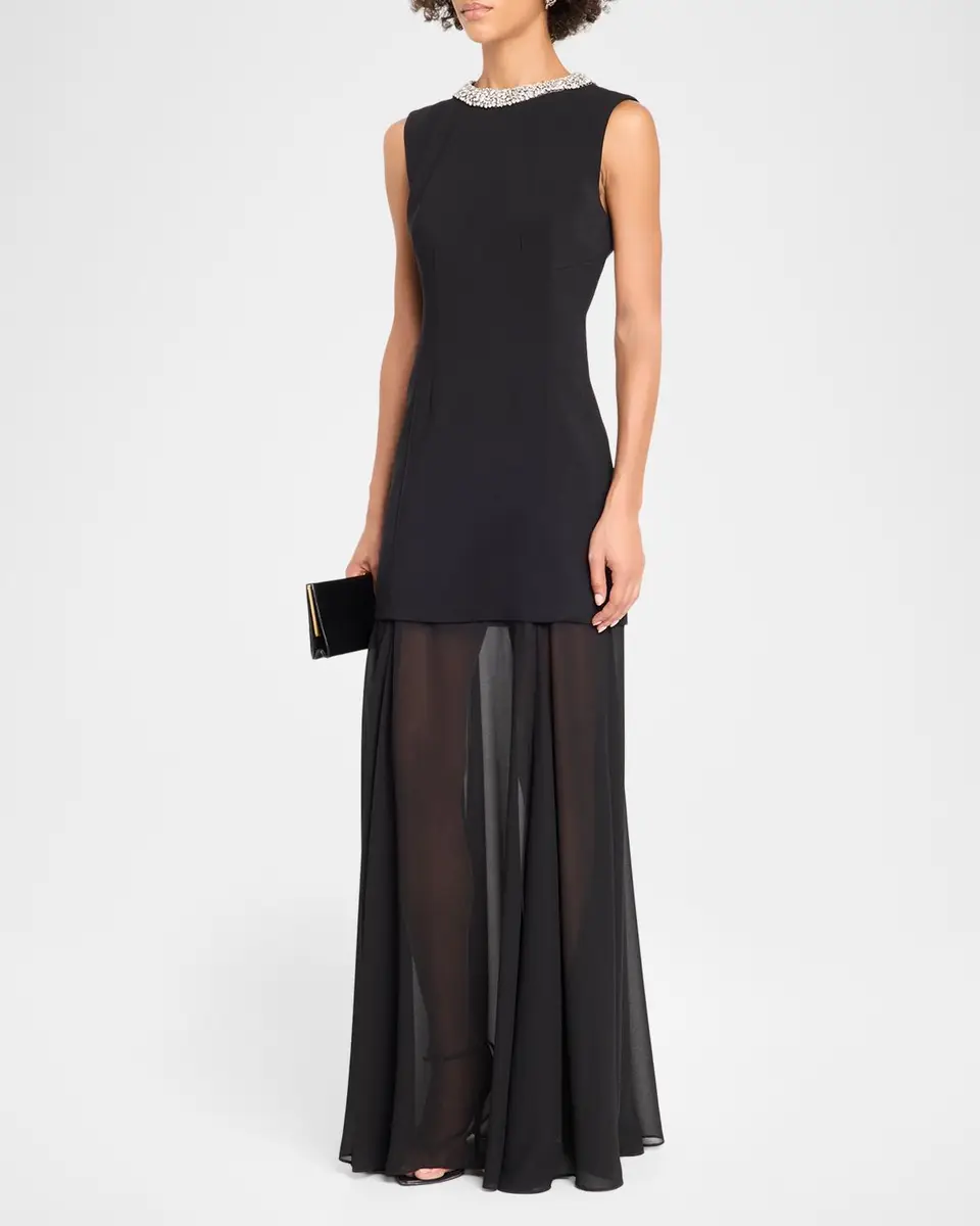 Veronica Beard Luminara Embellished Maxi Dress | Thumbnail 4 Veronica Beard Luminara Embellished Maxi Dress | Thumbnail 4