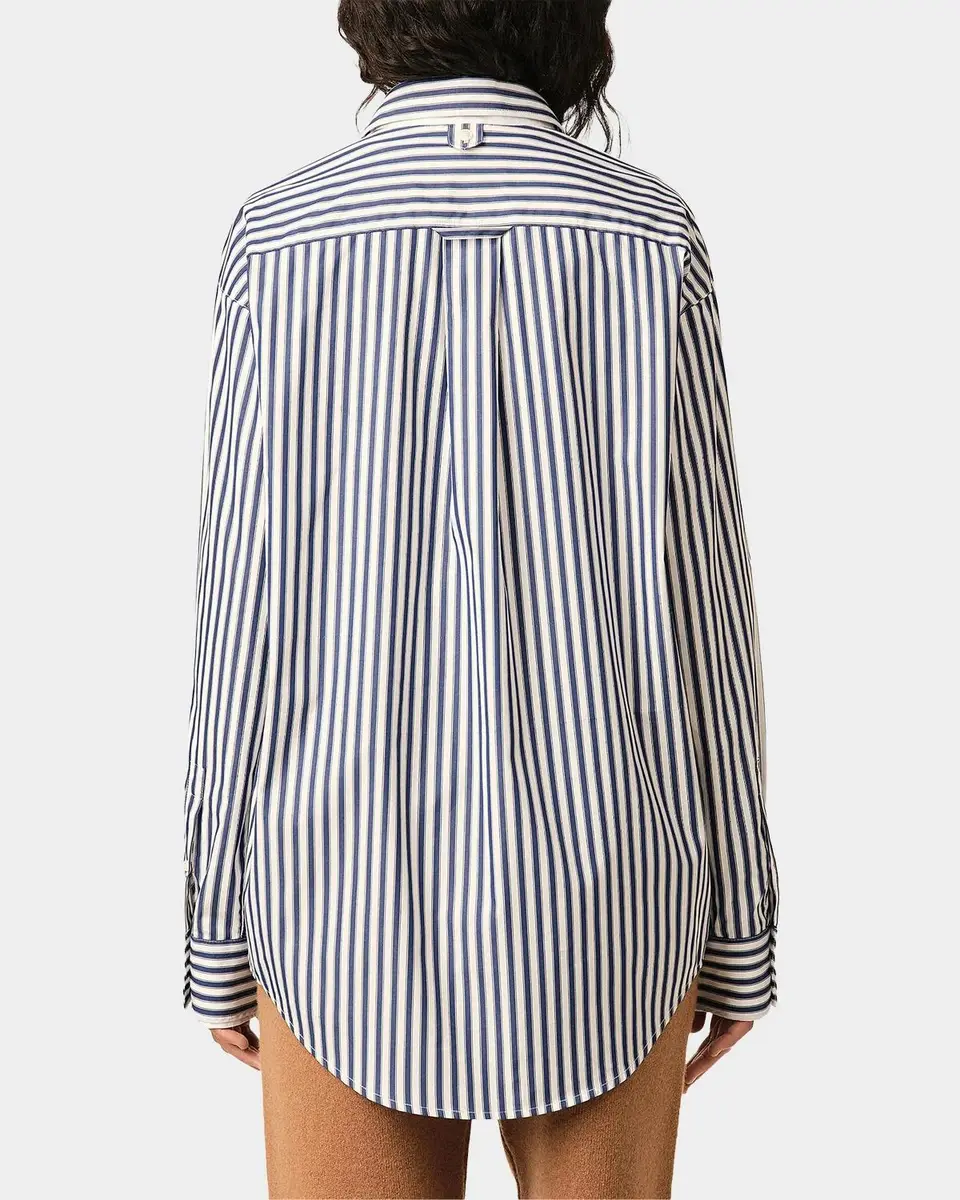 AMI PARIS Striped Cotton Removable Collar Shirt | Thumbnail 3 AMI PARIS Striped Cotton Removable Collar Shirt | Thumbnail 3