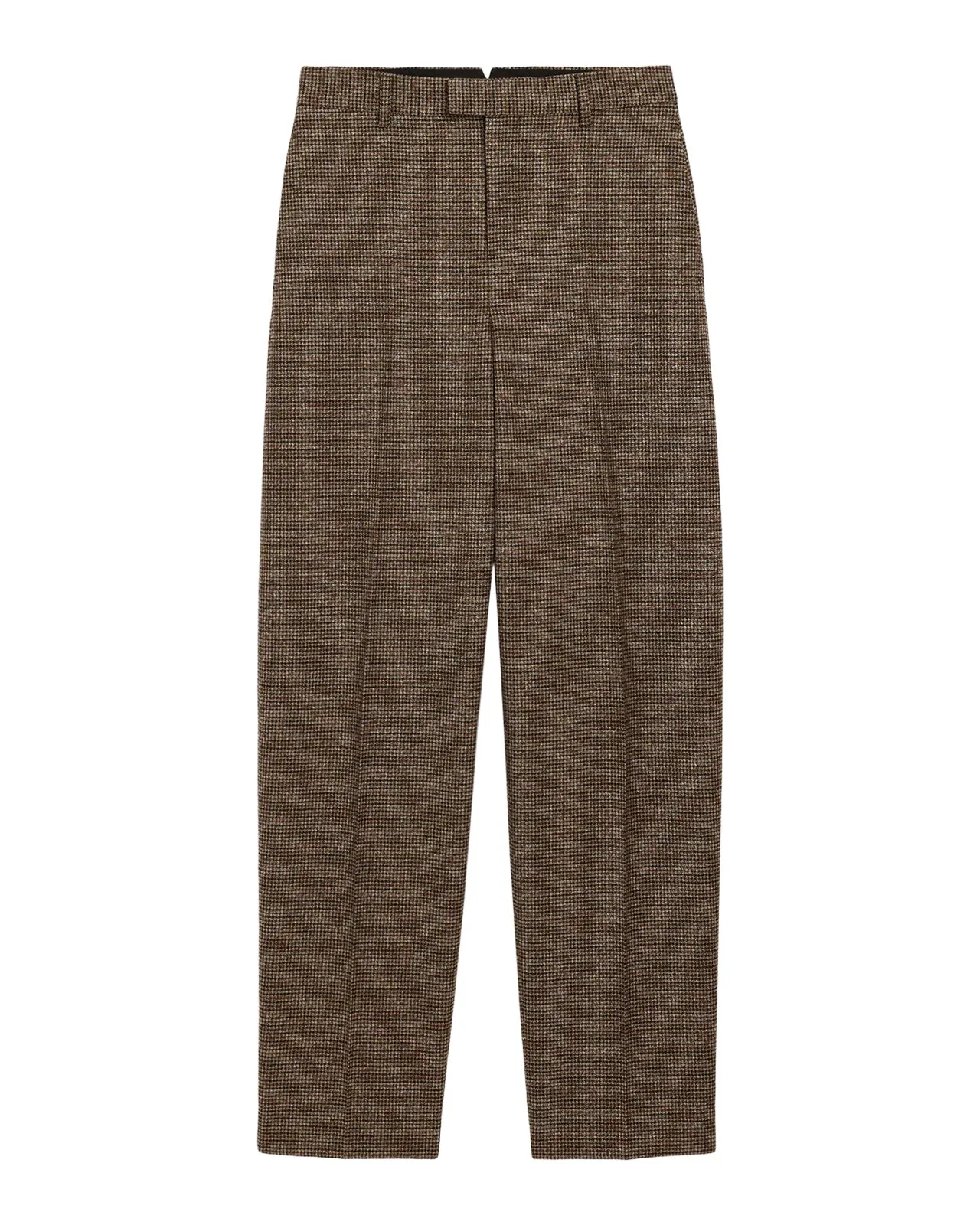 AMI PARIS Houndstooth Wool Gabardine Balloon Trousers