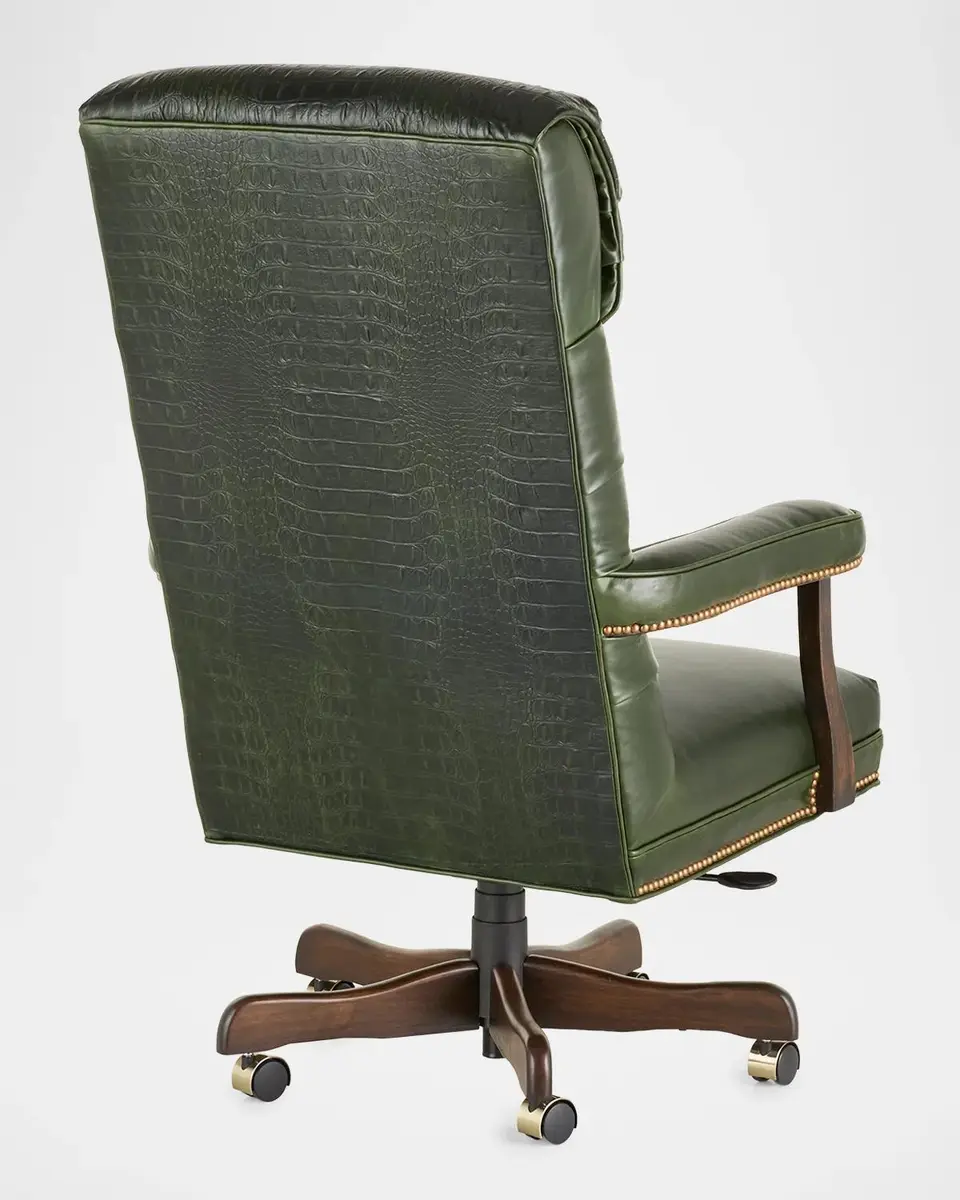 Old Hickory Tannery Landon Leather Office Chair | Thumbnail 4