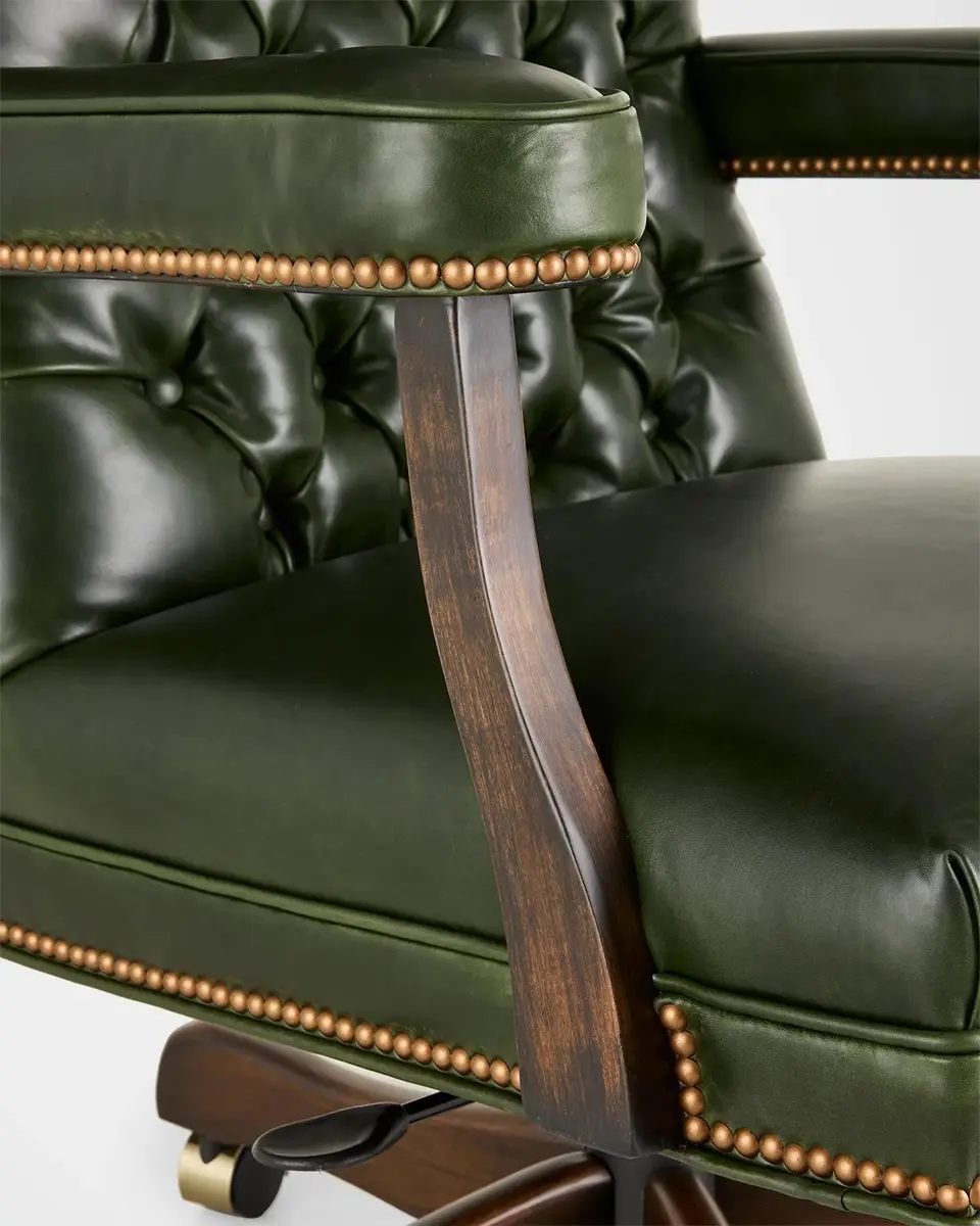 Old Hickory Tannery Landon Leather Office Chair | Thumbnail 5
