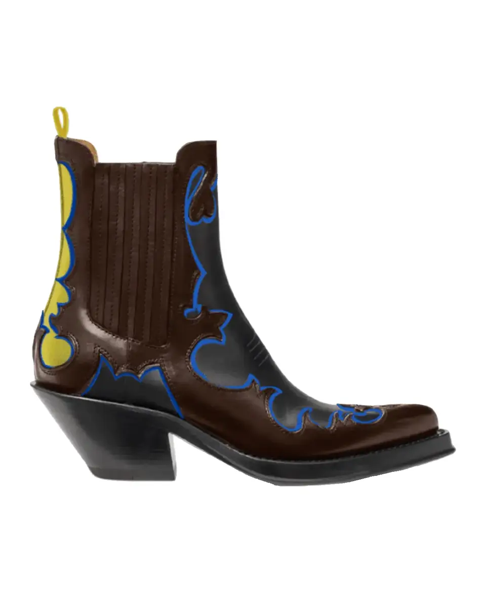 Gabriela Hearst 50mm Cassidy Leather Cowboy Ankle Boots | Thumbnail 2 Gabriela Hearst 50mm Cassidy Leather Cowboy Ankle Boots | Thumbnail 2
