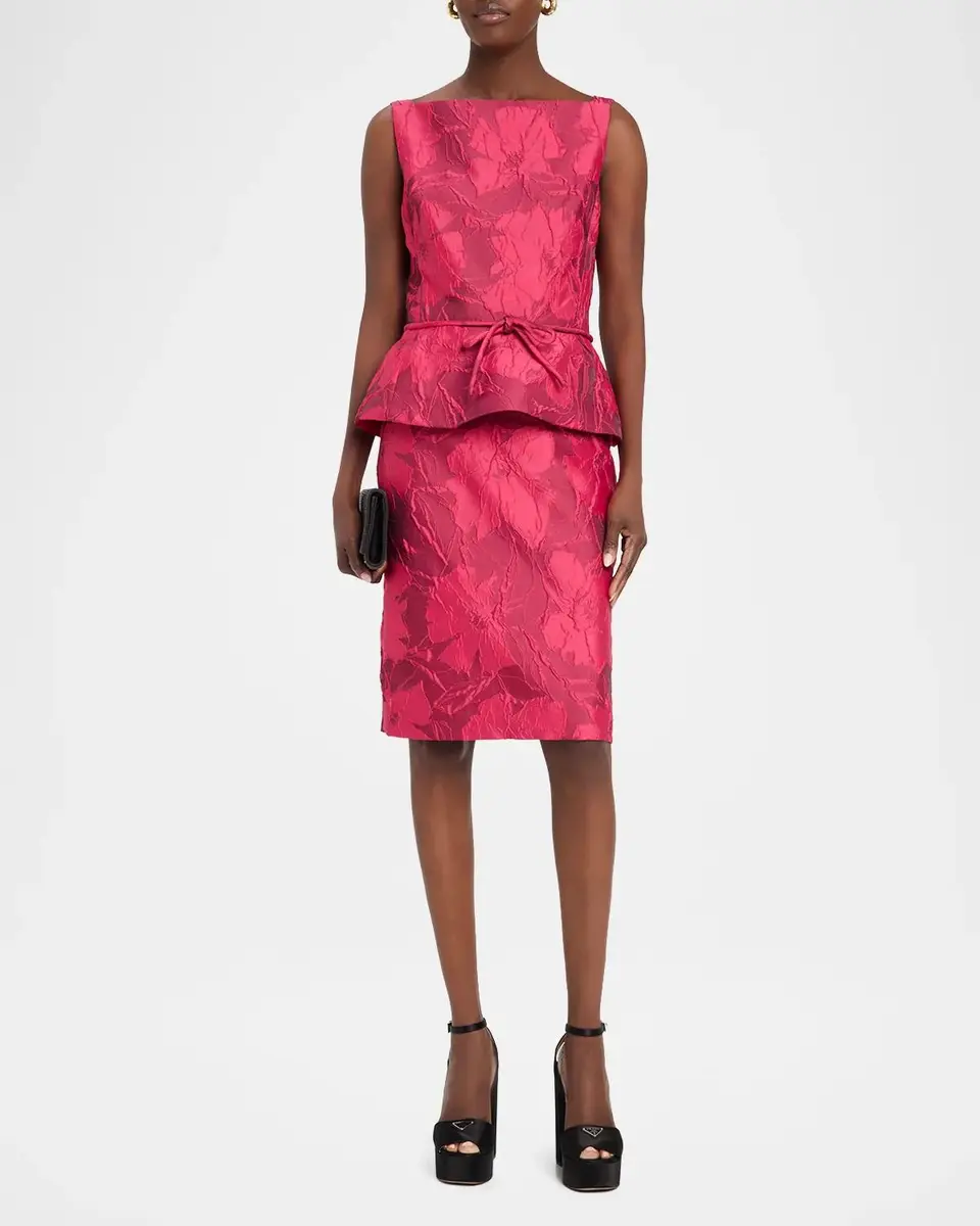Rickie Freeman for Teri Jon Peplum Cocktail Dress | Thumbnail 2 Rickie Freeman for Teri Jon Peplum Cocktail Dress | Thumbnail 2