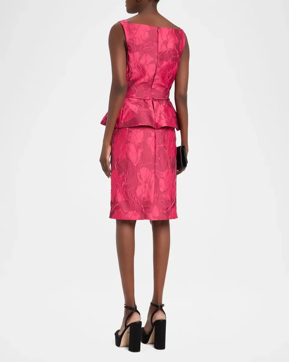 Rickie Freeman for Teri Jon Peplum Cocktail Dress | Thumbnail 3 Rickie Freeman for Teri Jon Peplum Cocktail Dress | Thumbnail 3