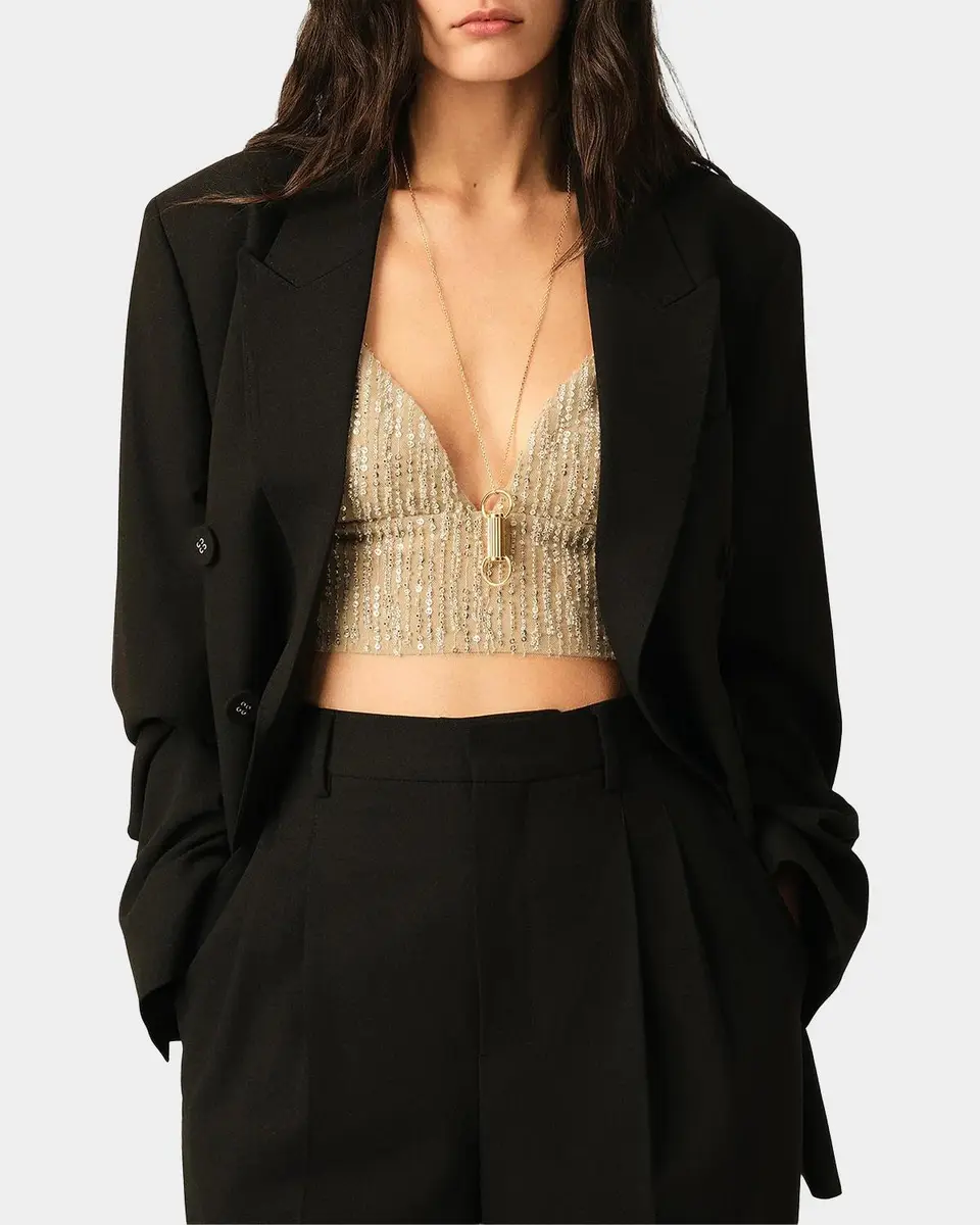AMI PARIS Embellished Bra Top | Thumbnail 3 AMI PARIS Embellished Bra Top | Thumbnail 3
