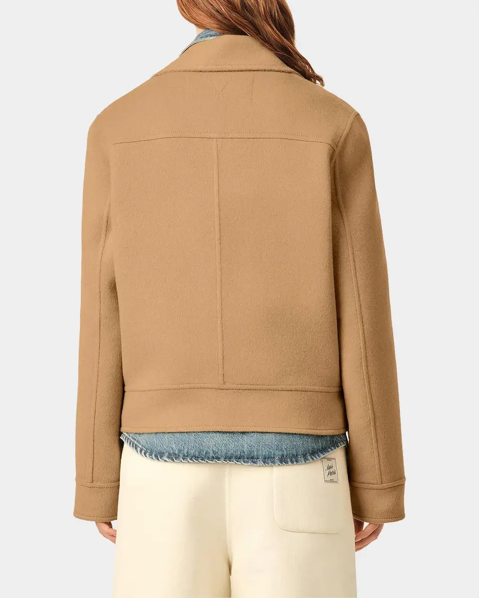 AMI PARIS Wool-Cashmere Boxy Jacket | Thumbnail 2 AMI PARIS Wool-Cashmere Boxy Jacket | Thumbnail 2