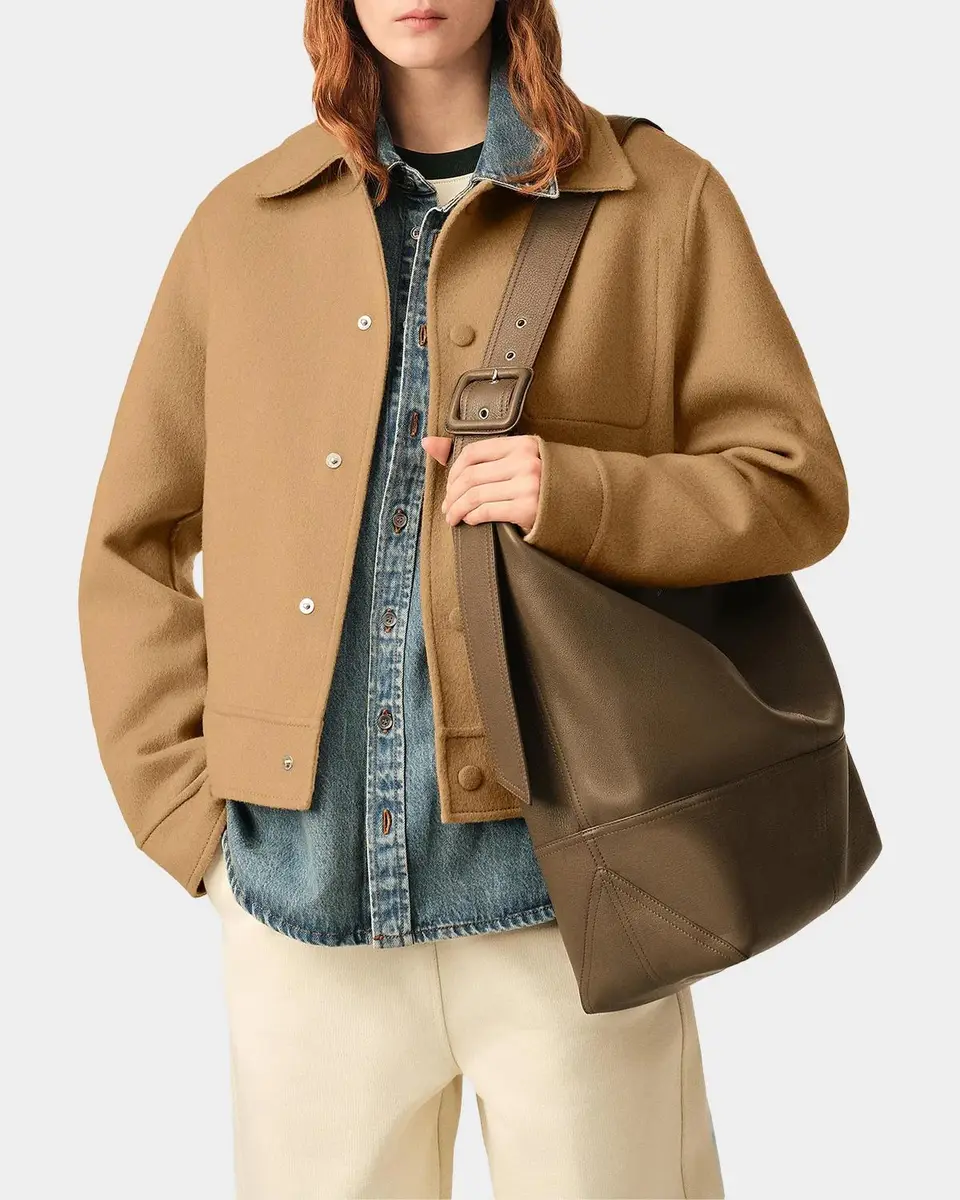 AMI PARIS Wool-Cashmere Boxy Jacket | Thumbnail 3 AMI PARIS Wool-Cashmere Boxy Jacket | Thumbnail 3