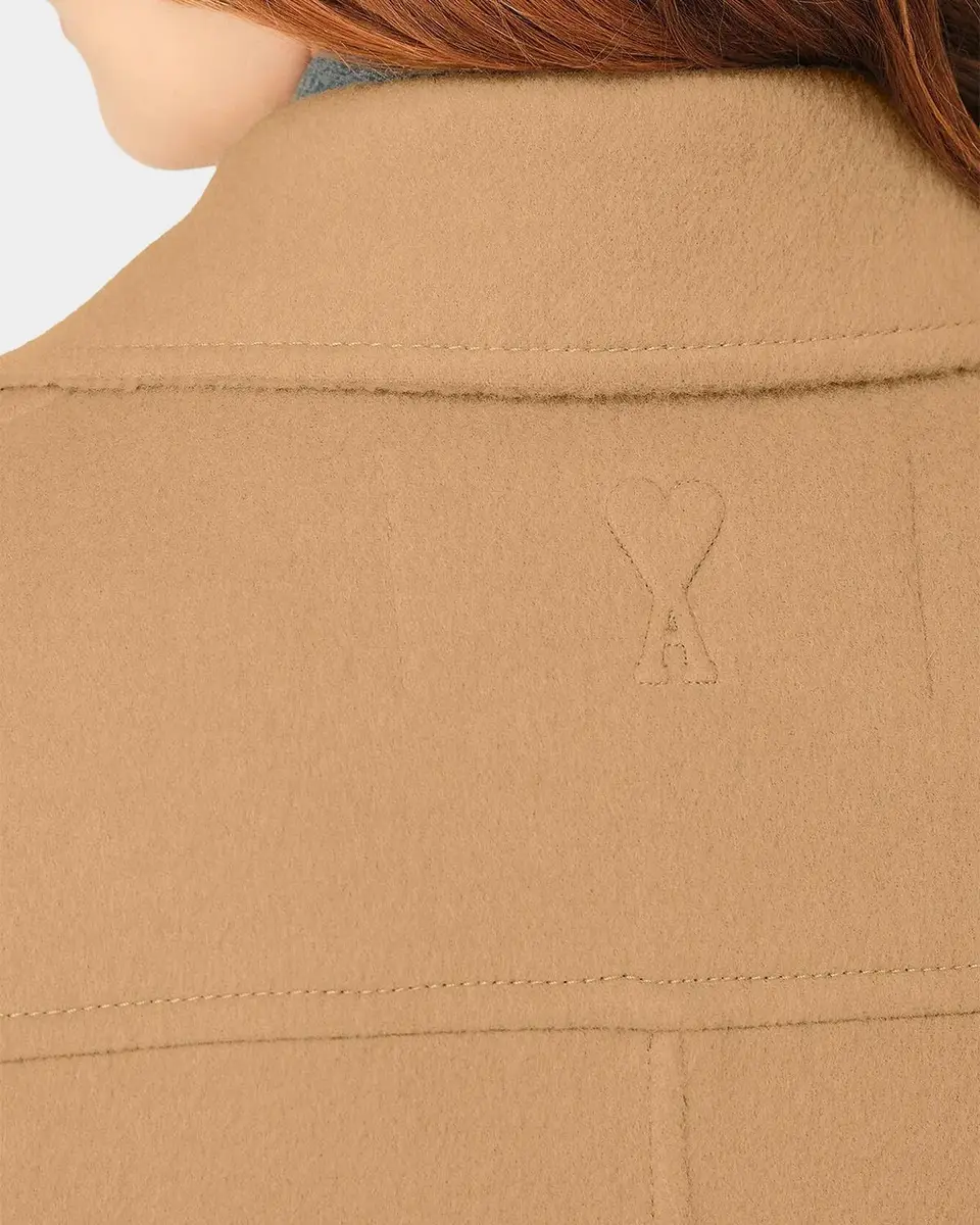 AMI PARIS Wool-Cashmere Boxy Jacket | Thumbnail 4 AMI PARIS Wool-Cashmere Boxy Jacket | Thumbnail 4