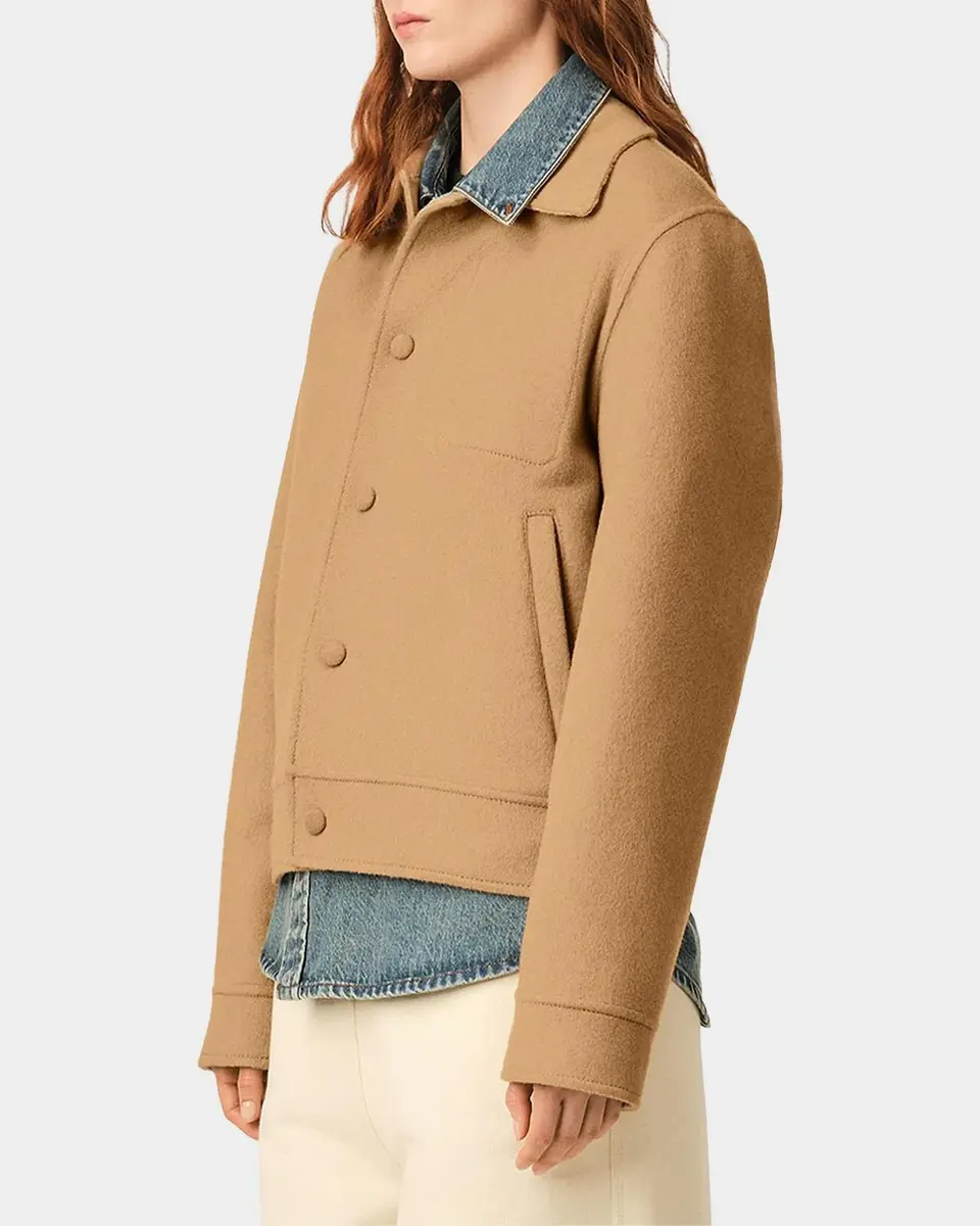 AMI PARIS Wool-Cashmere Boxy Jacket | Thumbnail 5 AMI PARIS Wool-Cashmere Boxy Jacket | Thumbnail 5