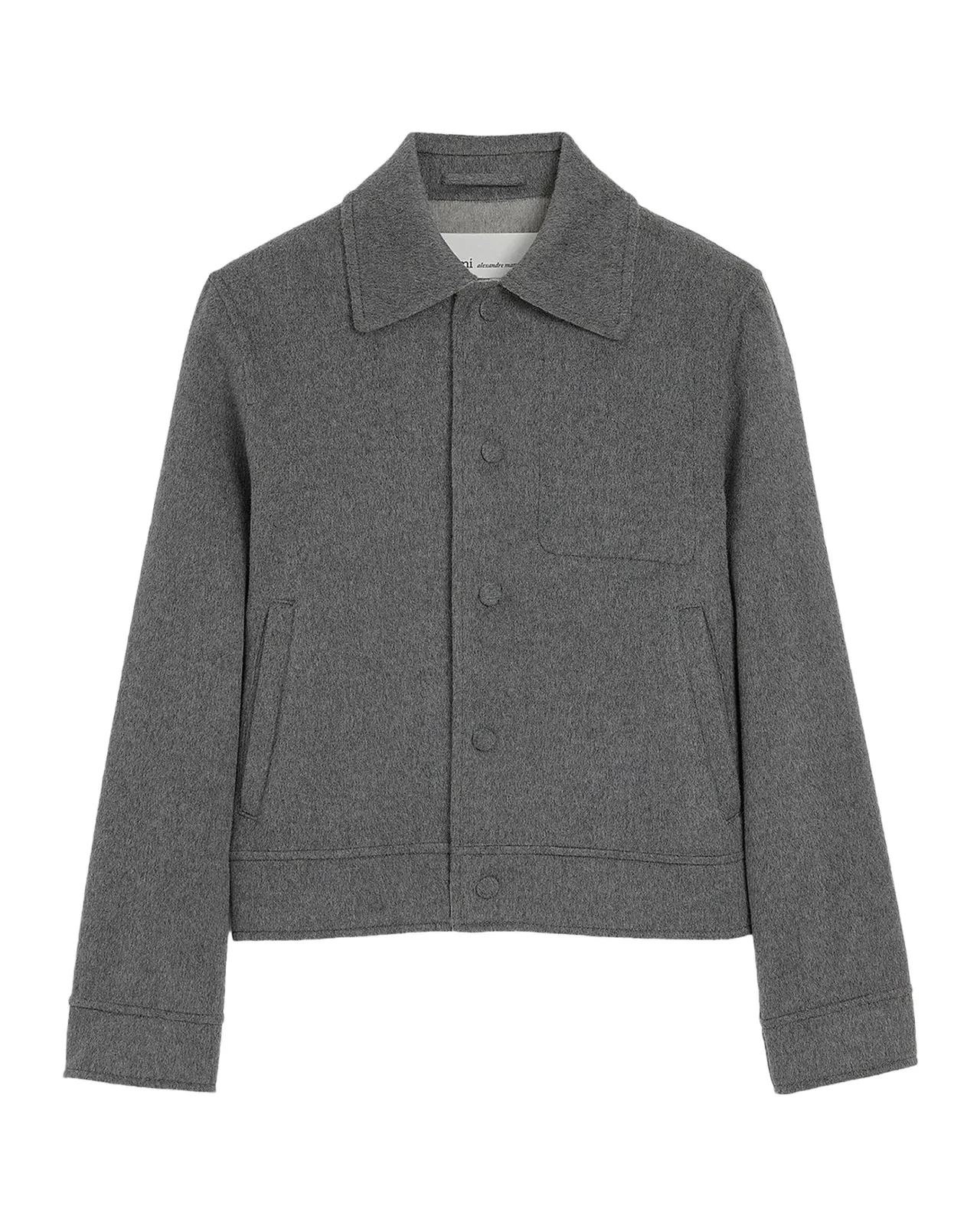 Wool-Cashmere Boxy Jacket